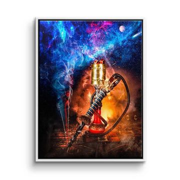 DOTCOMCANVAS® Leinwandbild, Premium Leinwandbild - Pop Art - Shisha Galaxy - Mindset