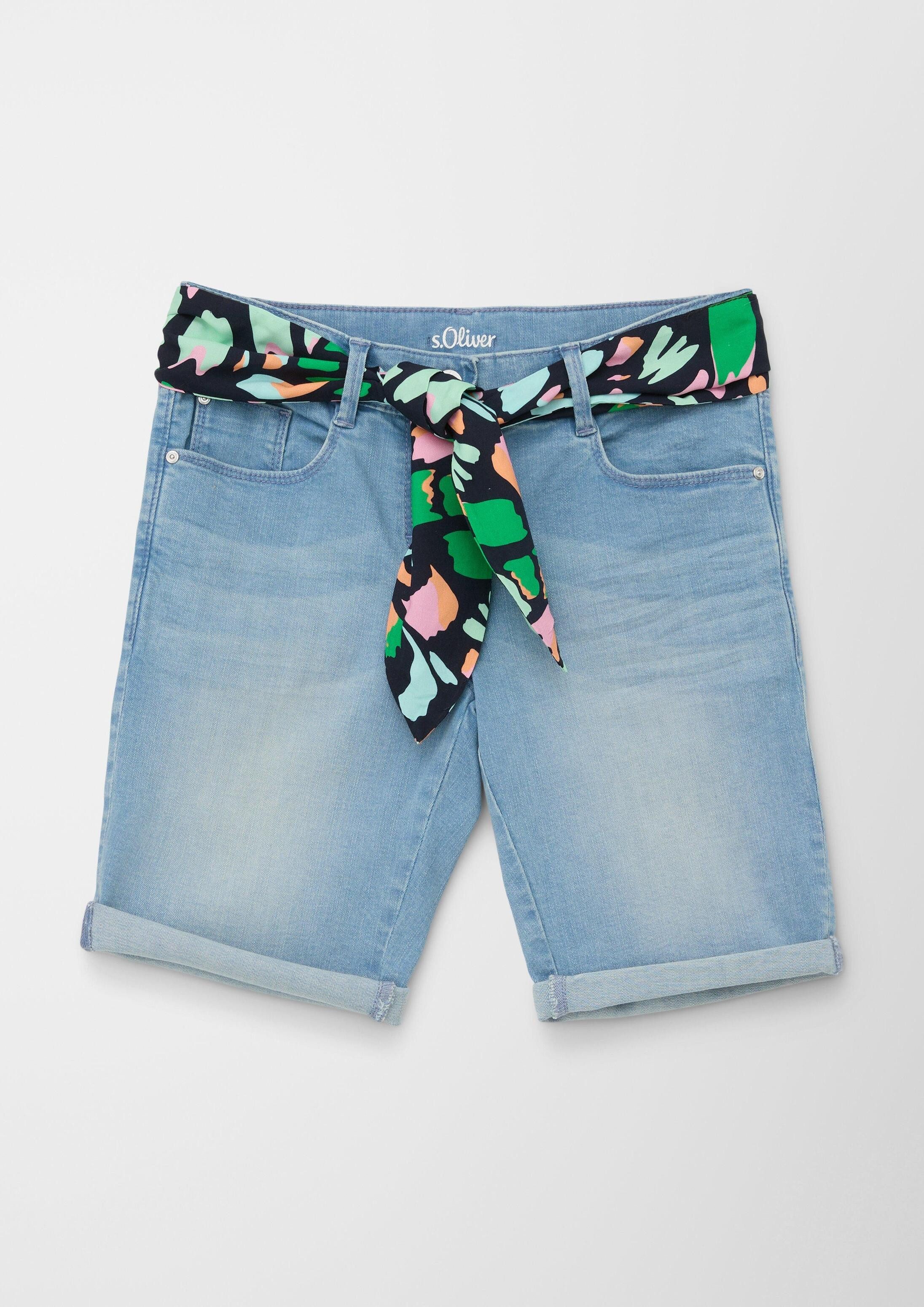 s.Oliver Jeansshorts Jeans-Bermuda SURI Capri-Jeans Suri / Regular Fit / Mid Rise / Slim Leg