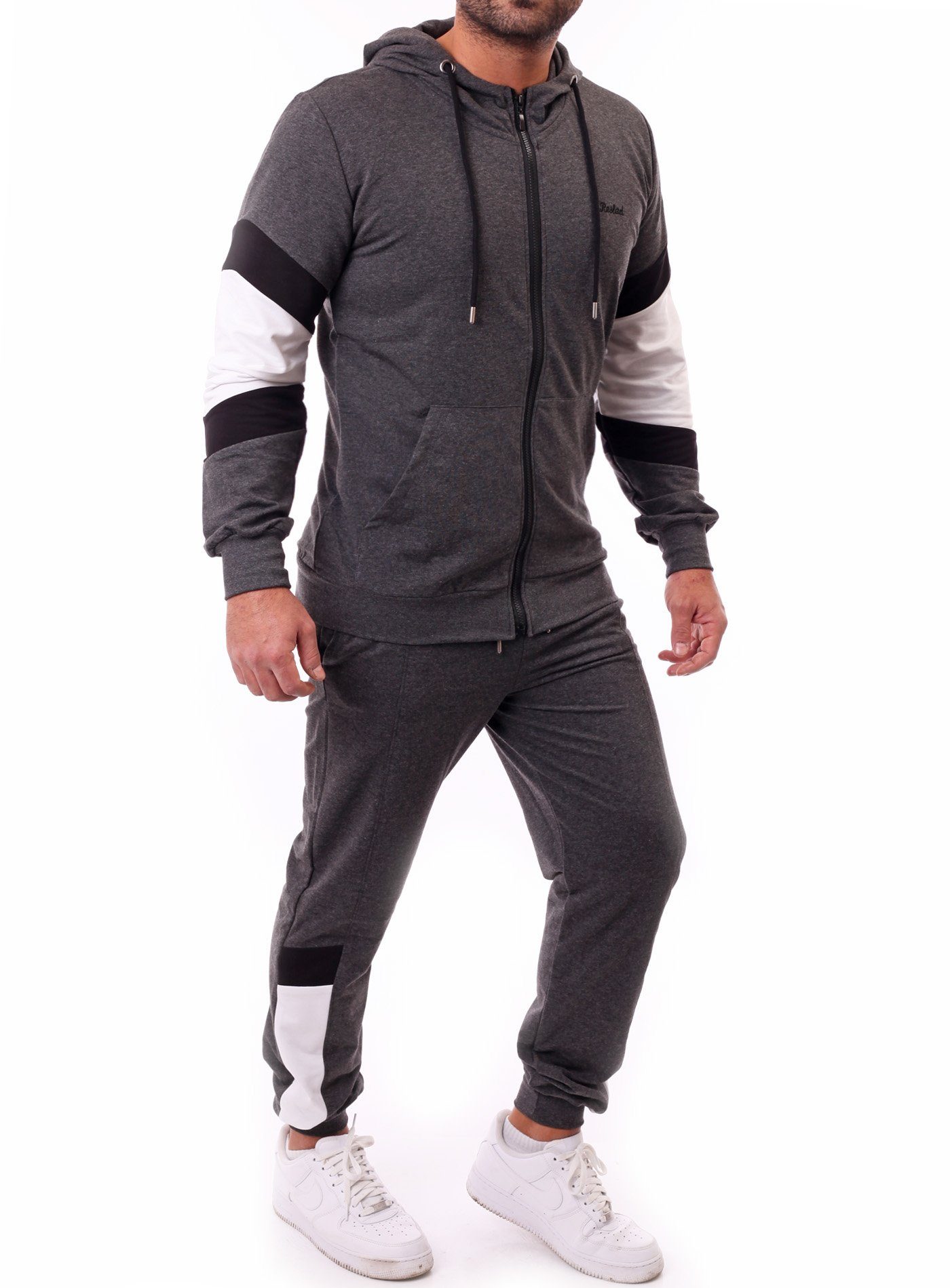 Reslad Jogginganzug Reslad Trainingsanzug Herren Jogginganzug Männer Sportanzug, Freizeit, Sweatjacke + Jogginghose SET Gym Fitness Sportanzug Freizeitanzug