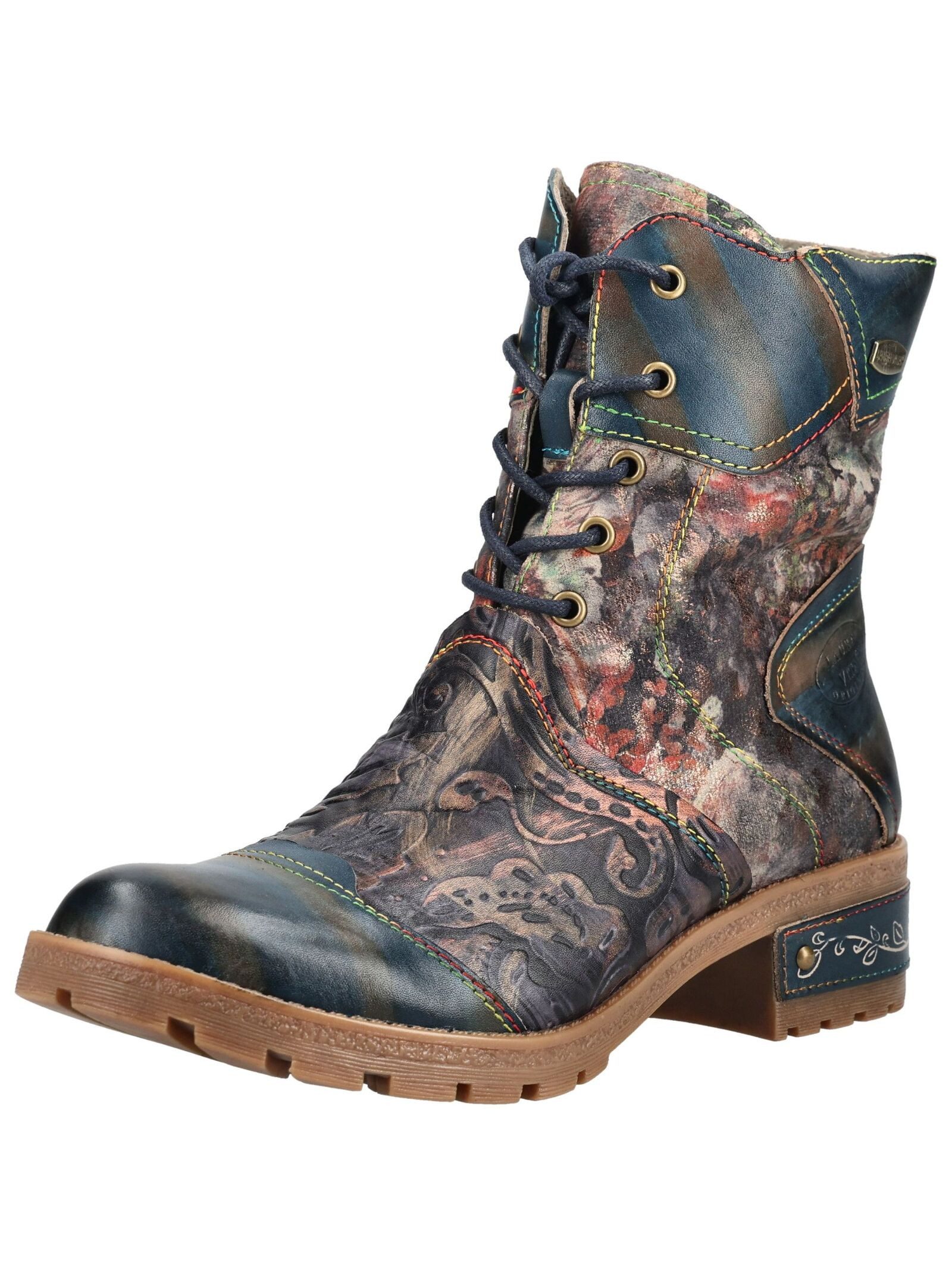 LAURA VITA LAURA VITA Stiefelette Leder/Textil Schnürstiefelette
