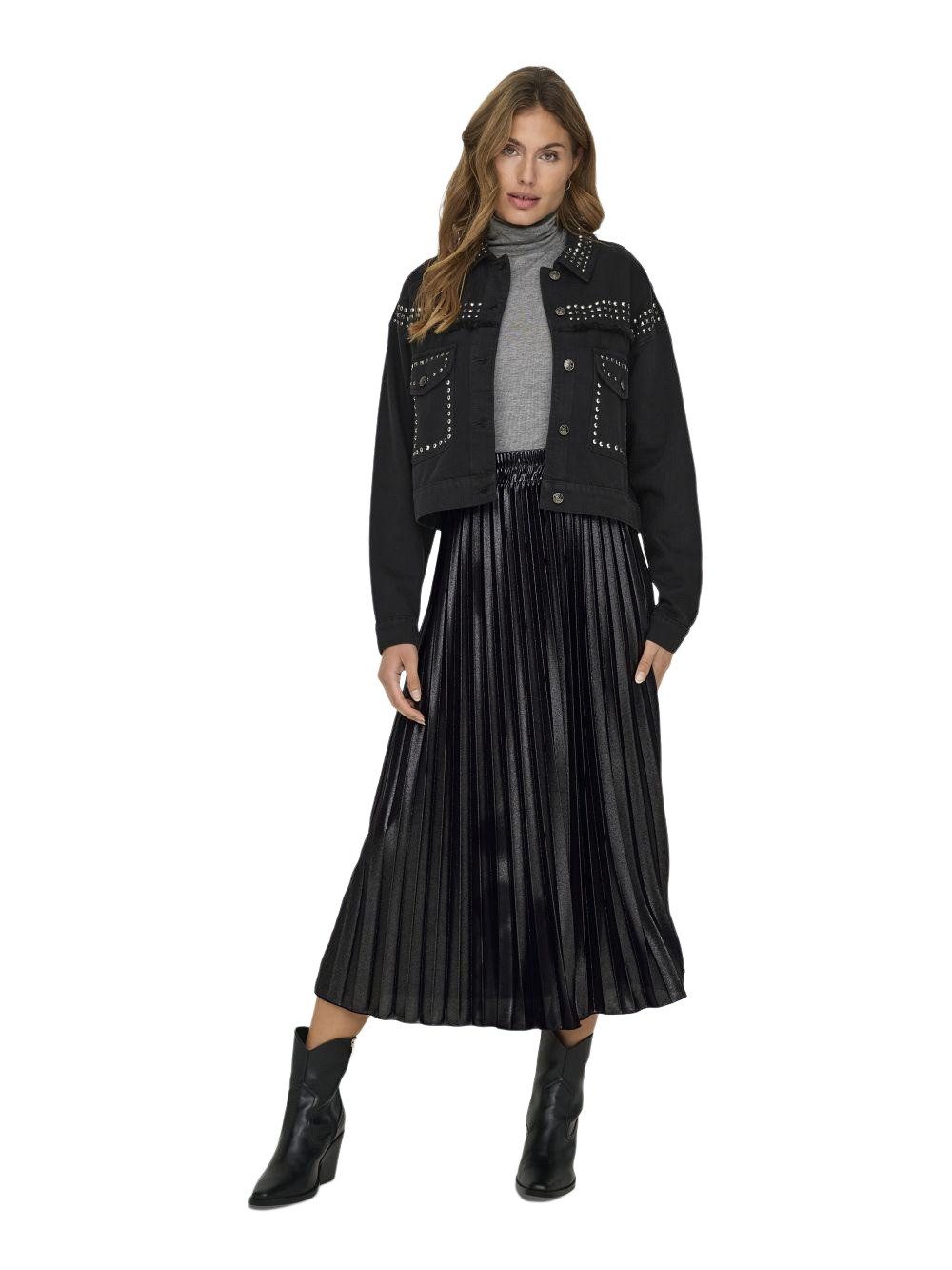 ONLY A-Linien-Rock ONLLYON PLEATED SHINE aus günstig online kaufen