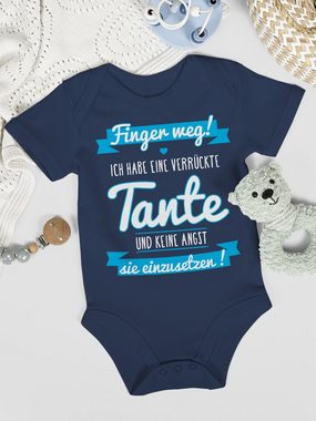 Shirtracer Shirtbody Ich habe eine verrückte Tante Blau Tante