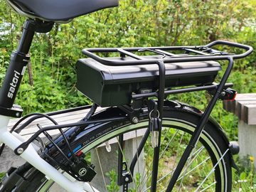 ANSMANN AG E-Bike Pedelec Gepäckträger Akku mit 36 V 10,4Ah und 374 Wh Kapazität Reichweite bis zu 80 km E-Bike Akku