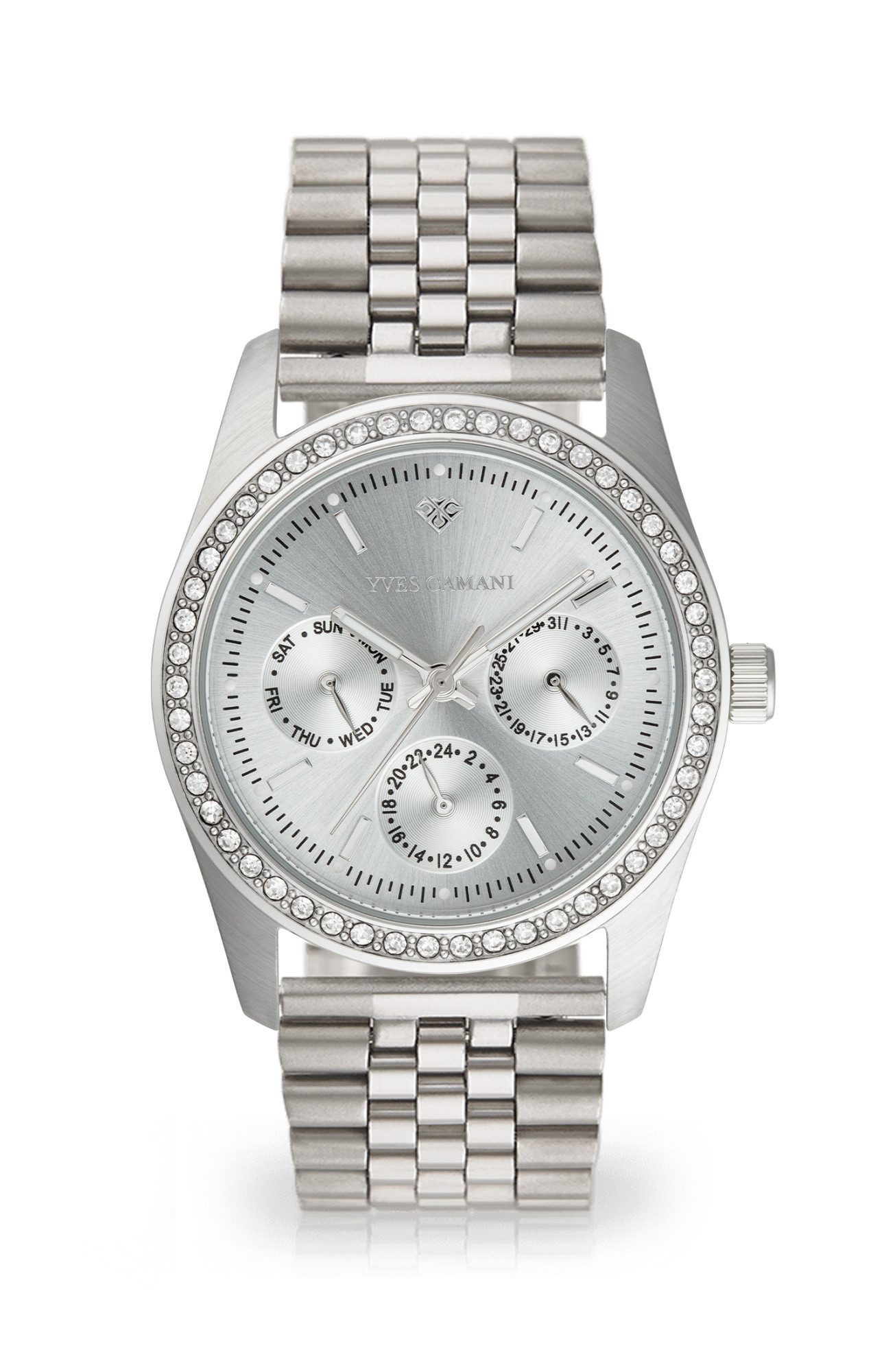 Yves Camani Quarzuhr MIELLE II MULTIFUNCTION SILVER günstig online kaufen