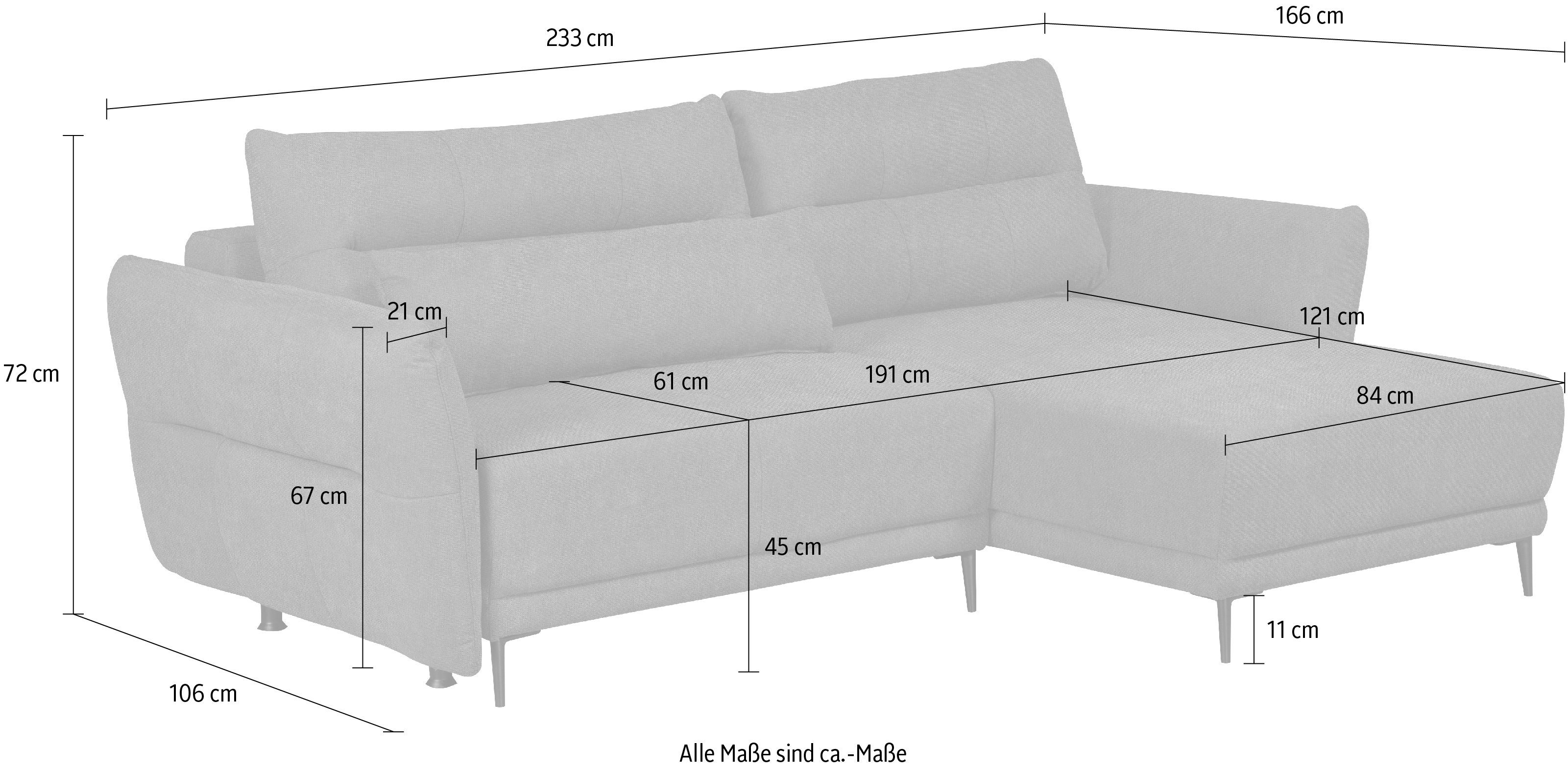 Santorin, Größen INOSIGN in Ecksofa 3