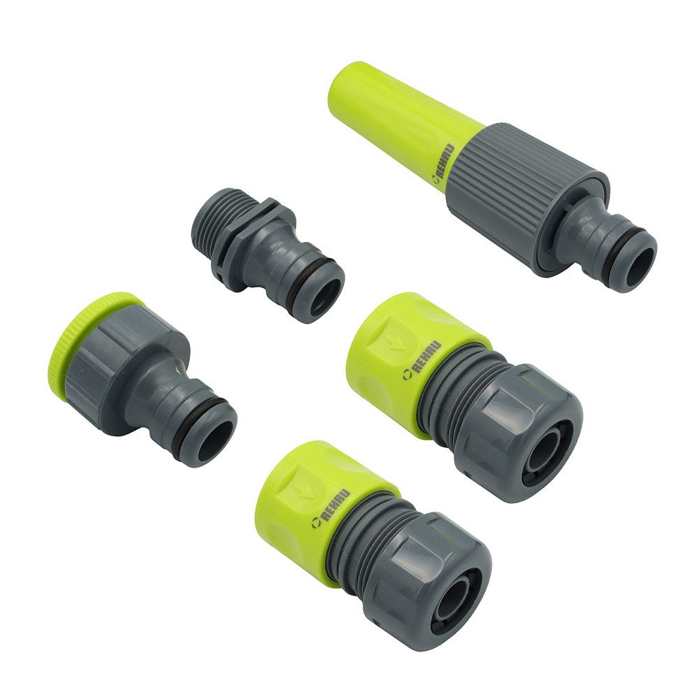 Rehau Anschlussstück REHAU Profi Grundausstattung 3/4", (Komplett-Set, 5-tlg)
