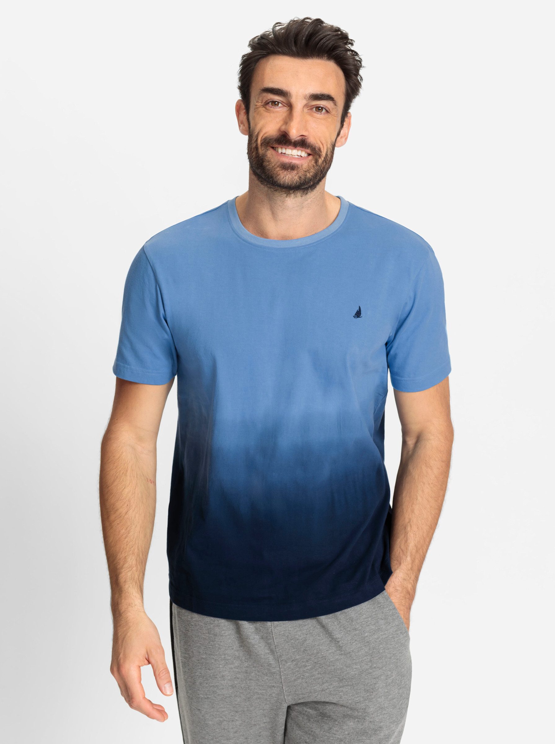Catamaran Kurzarmshirt "Freizeitshirt", (1 tlg.) günstig online kaufen