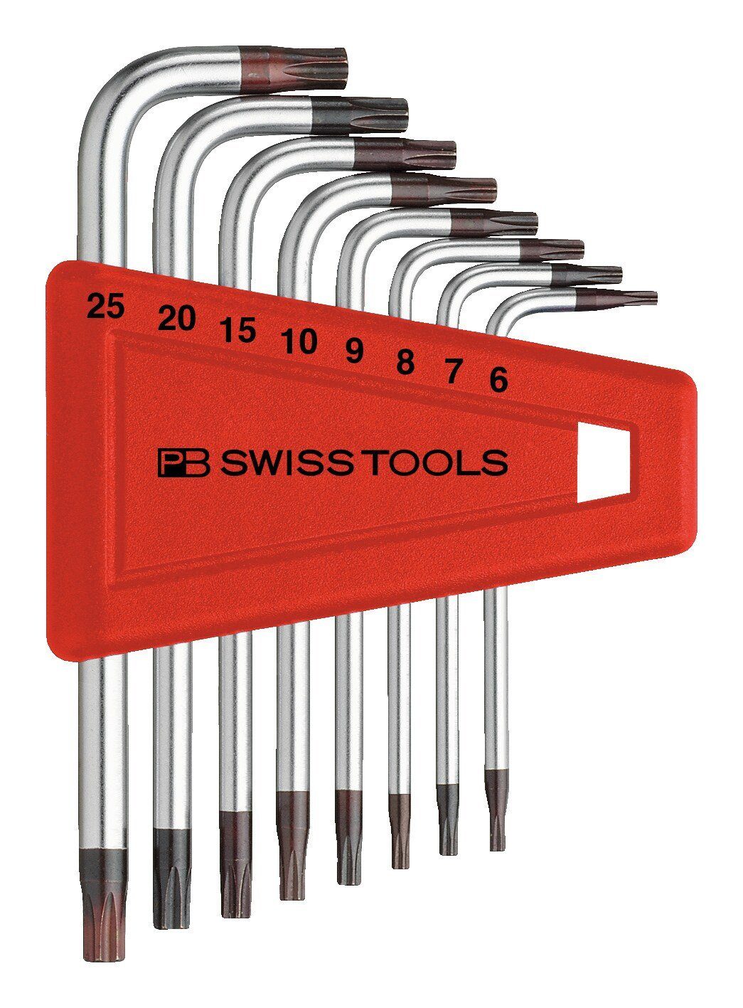 Schraubendreher, St), 8-teilig Swisstools PB Kunststoffhalter im T6-T25 (8 Winkelschraubendreher-Satz