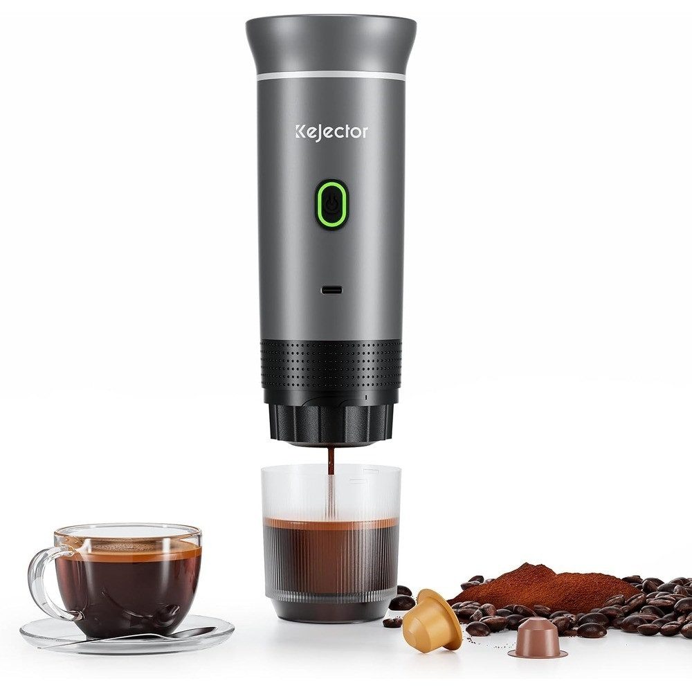 kejector Espressomaschine KF-JN-02, Akkubetrieb, 60 ml, Schnellaufheizung