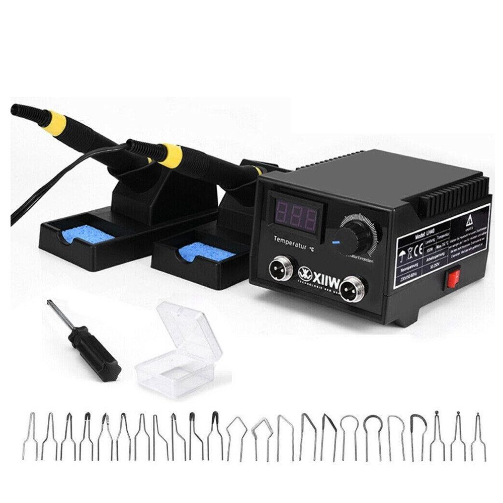 XERSEK Kreativset Brandmalkolben Brandmalerei Brandmalstation Brennpeter Set, (Für Holzwerk 100W)