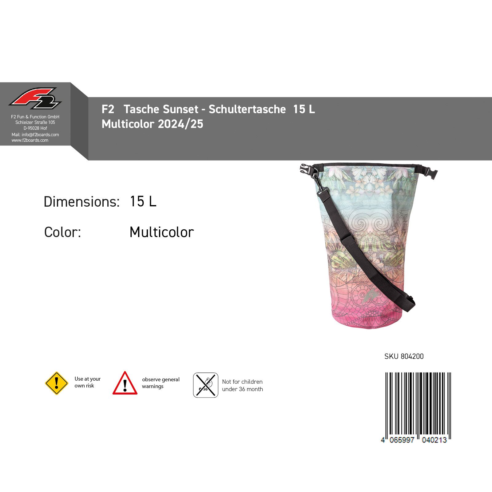 F2 Drybag F2 Tasche Sunset - günstig online kaufen