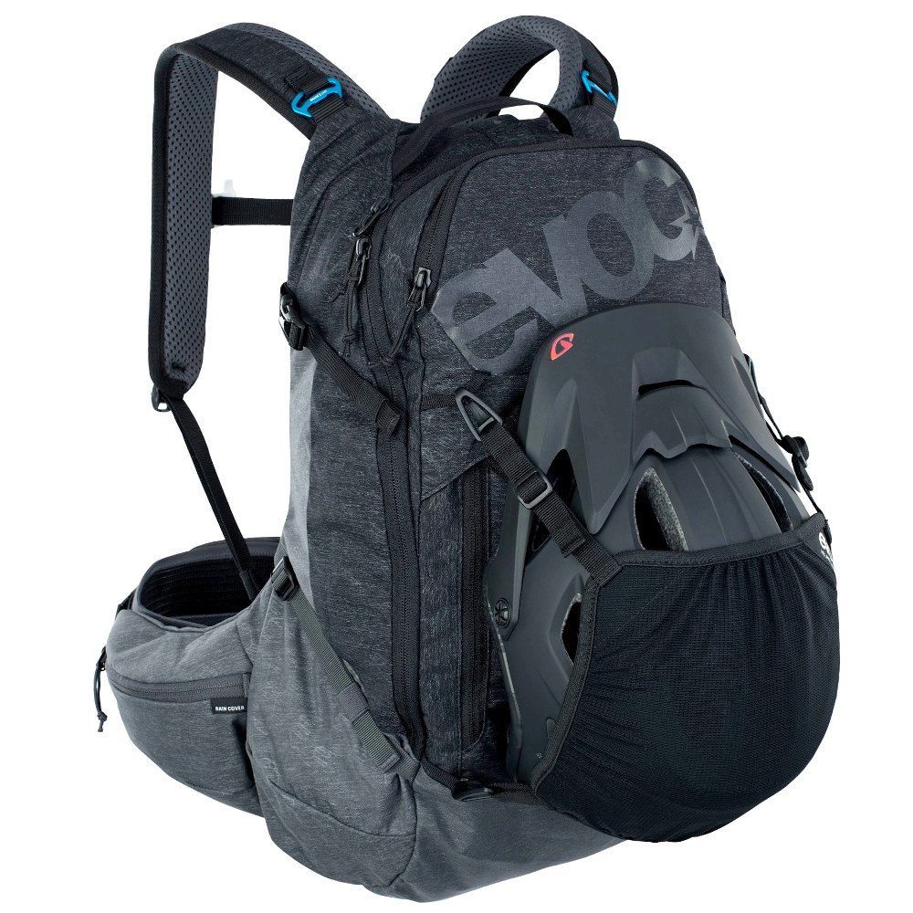 Pro Trail Fahrradrucksack curry-blau Fr Trinkrucksack 26 EVOC Protektorenrucksack