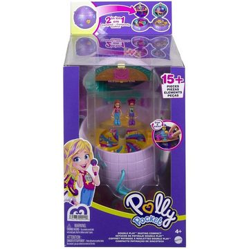 Mattel® Spielwelt Mattel HCG24 - Polly Pocket - Ufo-Schatulle, Spielset, 2 Puppen, 15 Zu