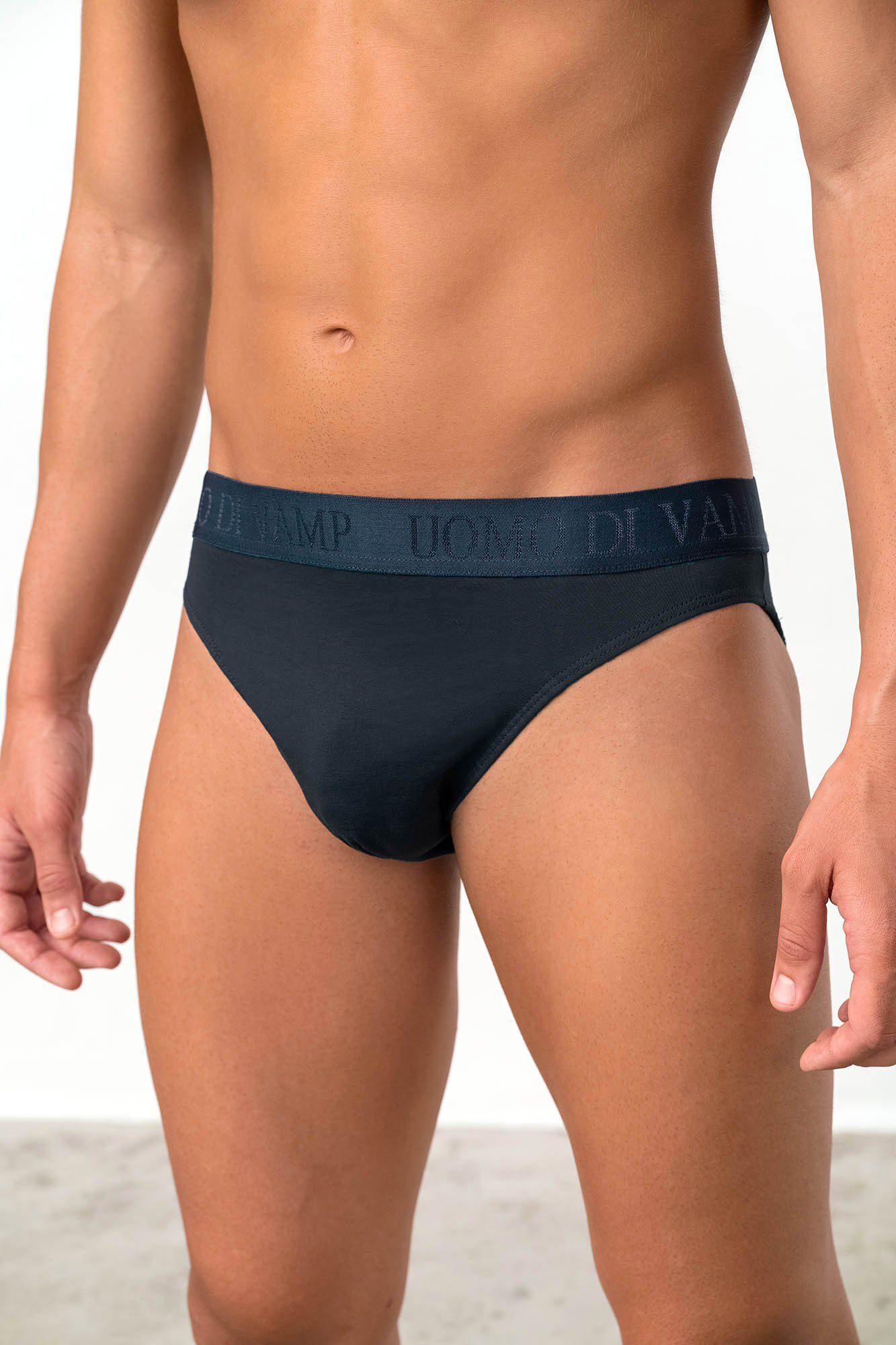 Vamp Slip UOMO di VAMP (Set, 2-St., Set) Herren 2er Pack Rio-Slips Baumwolle blau