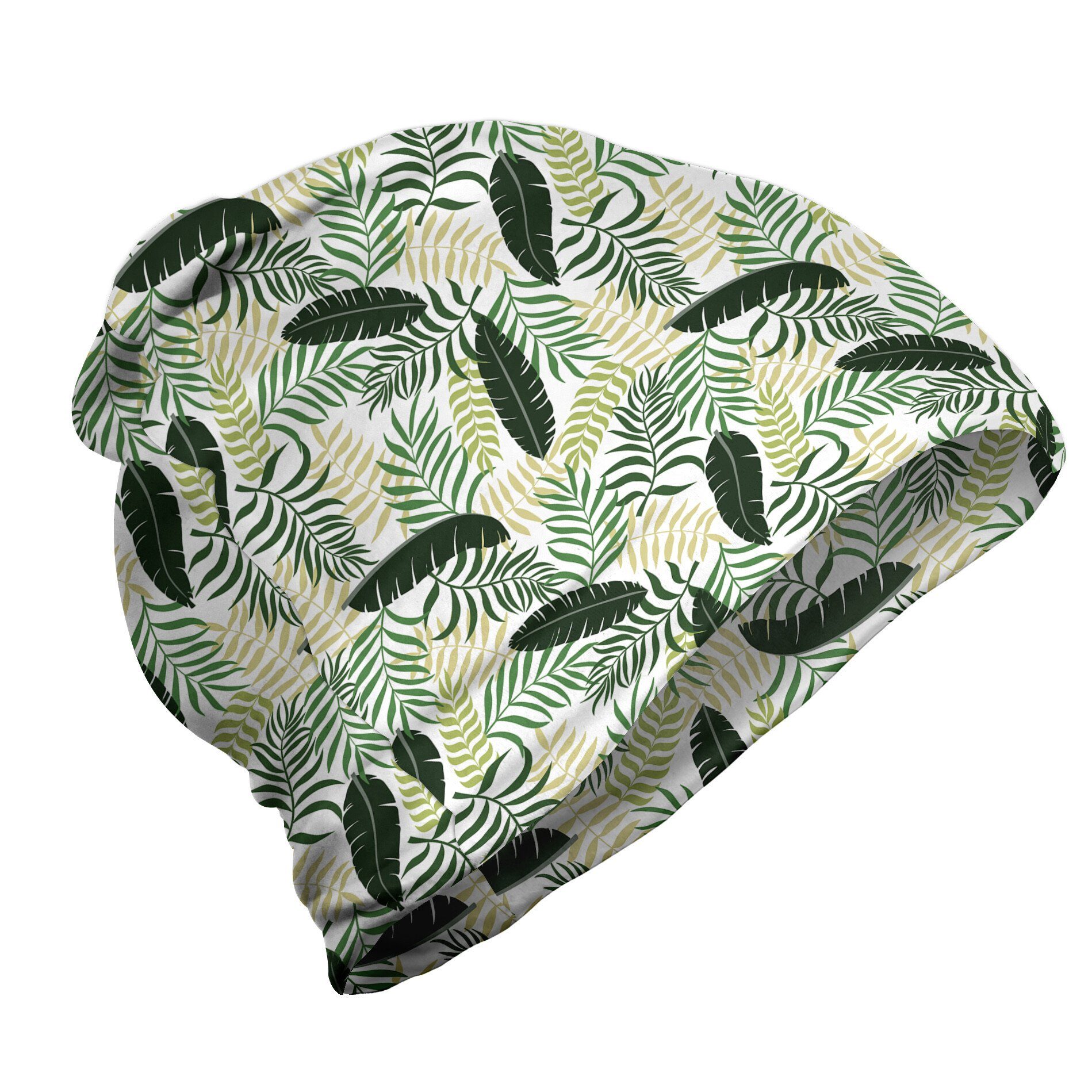 Beanie im Freien Monstera Wandern Abakuhaus Palm Botanisch Leaves Fan