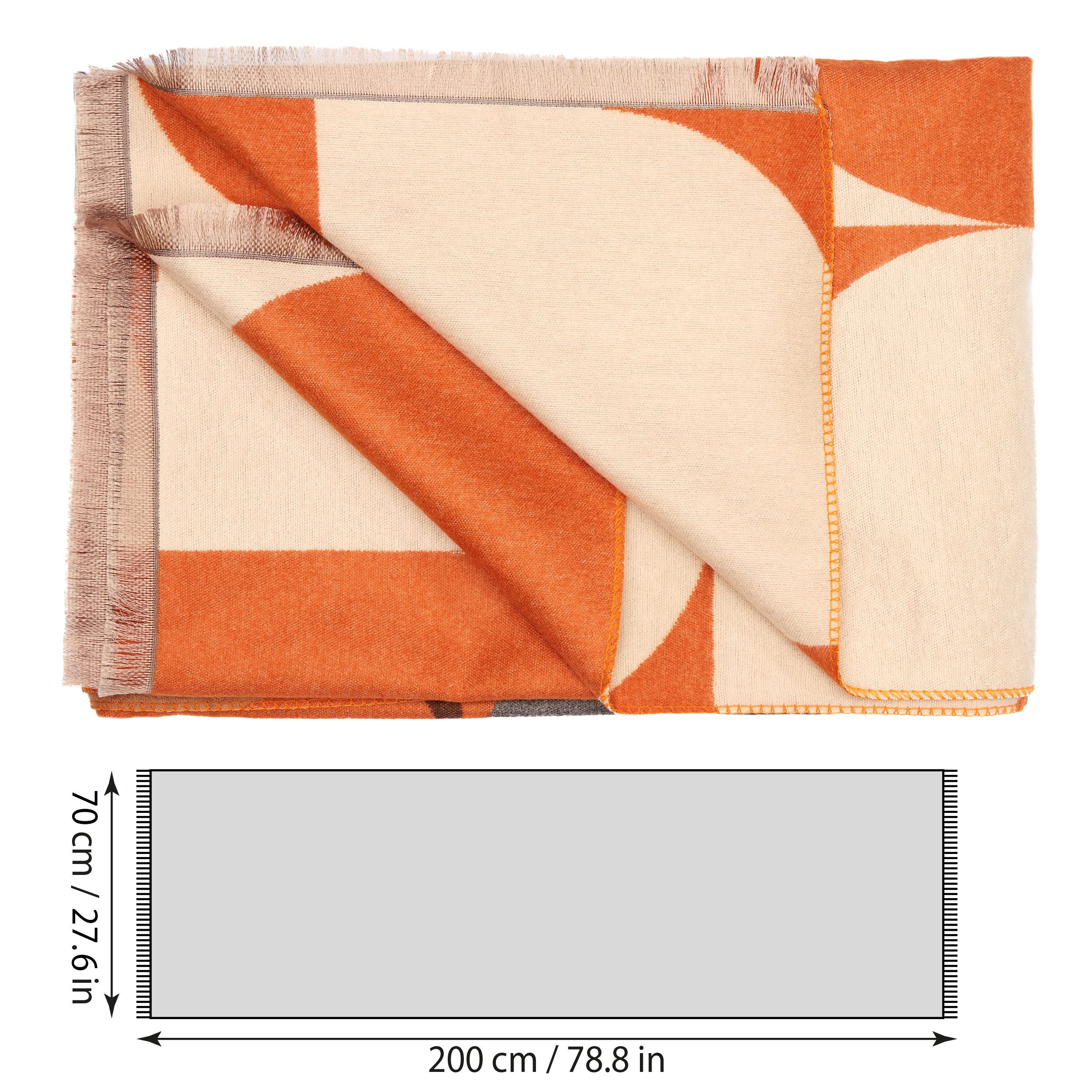BRUBAKER Schal Cashmirillo Damen Schal mit Modernem Muster - 70 x 200 cm - Warm, (Oversized Schal für Herbst und Winter, 1-St), Kuschelig mit weichem Kaschmir-G – Bild 5 von 5