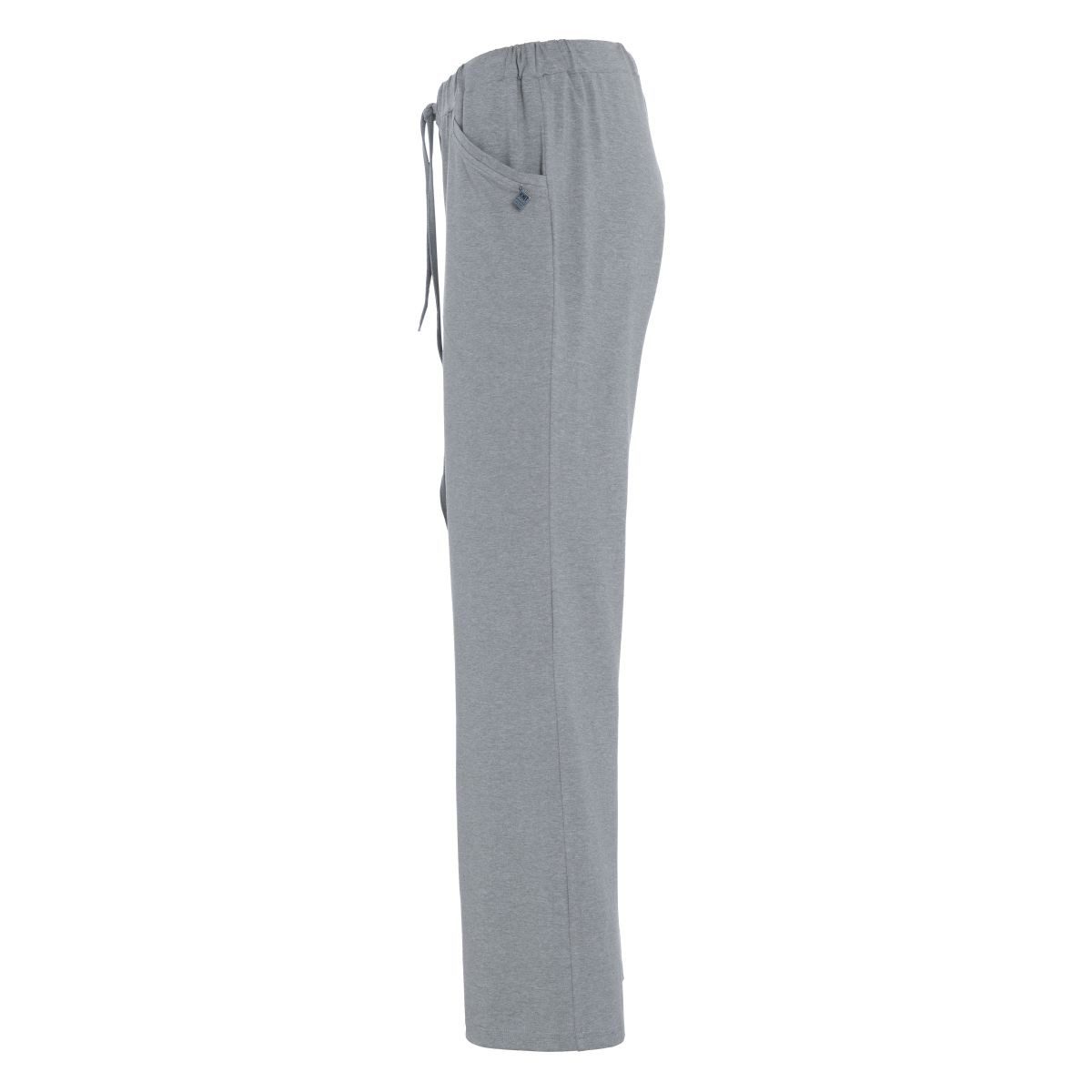 Knit Factory Stoffhose Lily Hose Grau M (1-tlg) Hose lange Hose