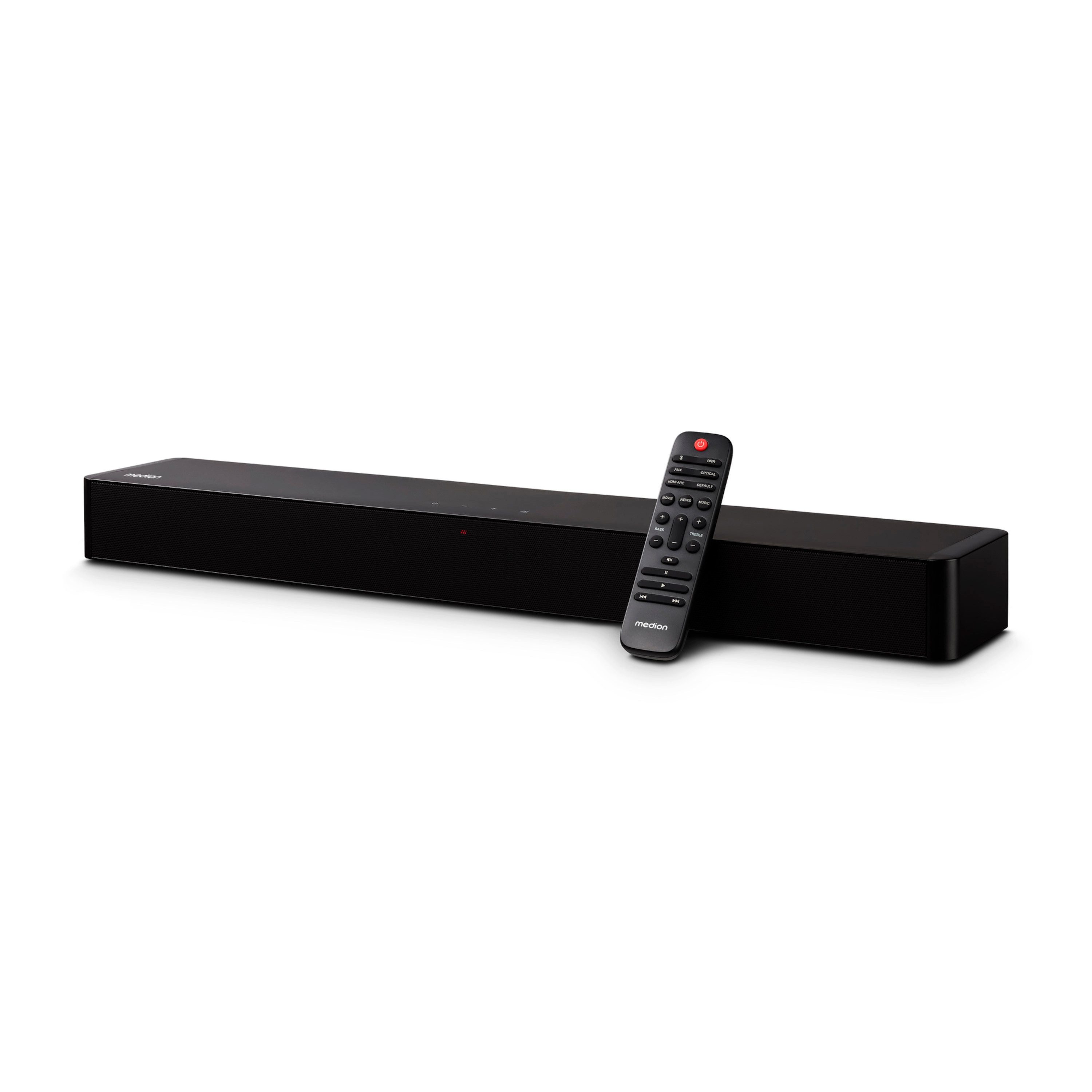 Medion® LIFE® P61155 (MD44055) Soundbar (Bluetooth 5.1, 60 W, 2 Lautsprecher mit je 30 Watt, Bluetooth 5.1, 3 Soundeinstellungen)