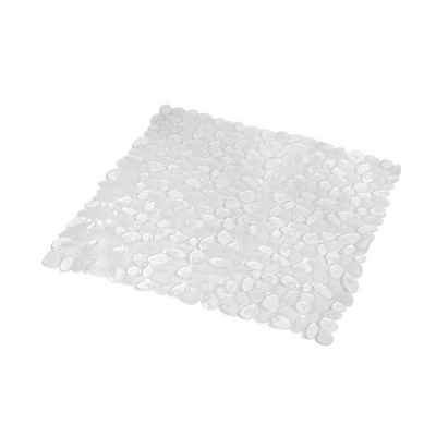 Duschmatte dynamic24, Kunststoff, quadratisch, Steinoptik Matte 52x52 cm PVC Duscheinlage Dusche Antirutsch Einlage