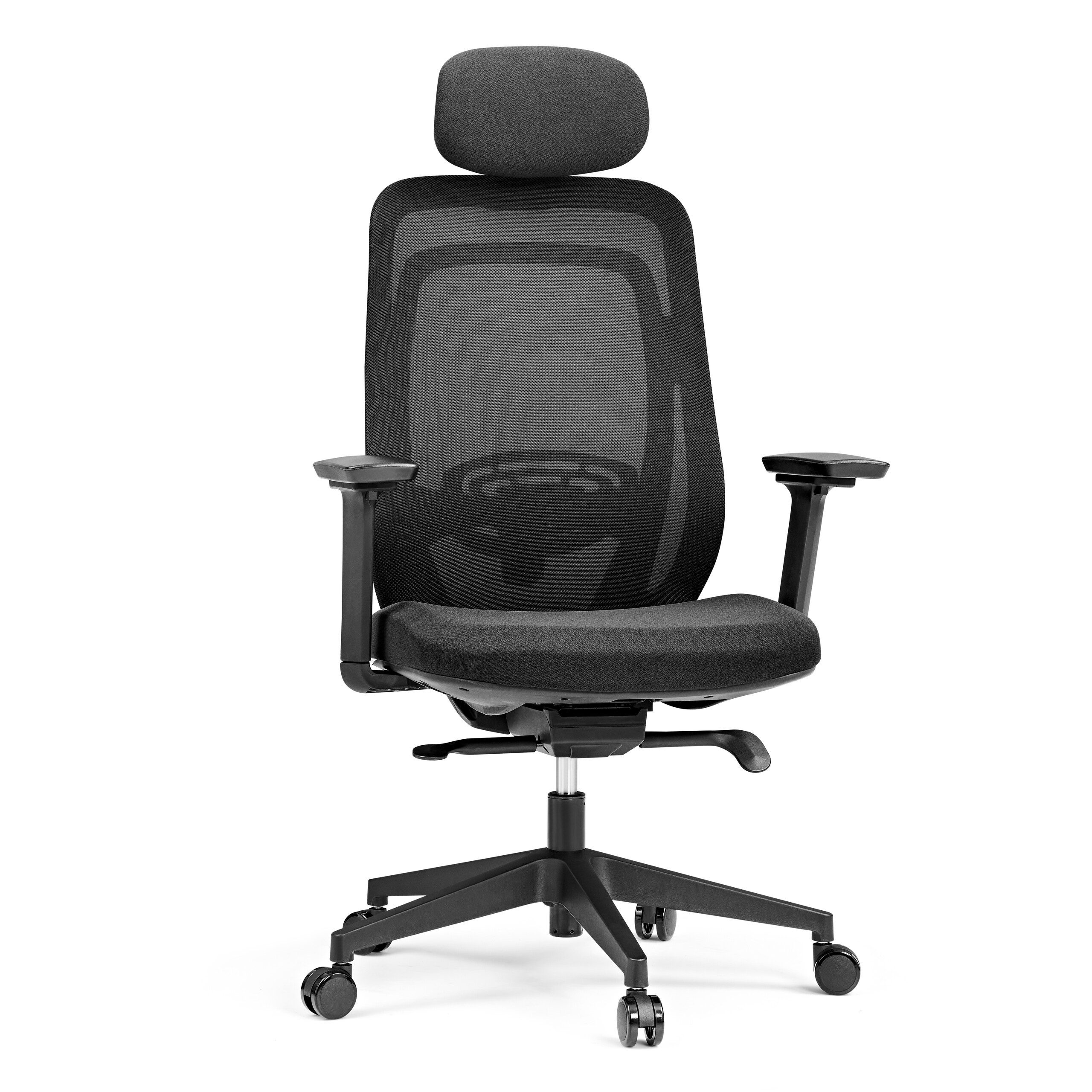 hjh OFFICE Drehstuhl Profi Bürostuhl Vivadapt Stoff / Netzstoff (1 St), Ergonomischer Chefsessel, Schreibtischstuhl höhenverstellbar