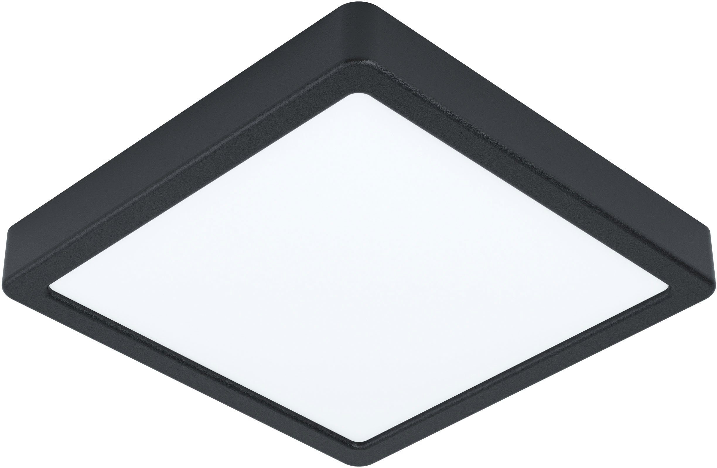 EGLO Deckenleuchte FUEVA-Z, LED fest integriert, warmweiß - kaltweiß, LED Bad-Deckenlampe, L x B 21 cm, dimmbar, Aufbauleuchte, IP44