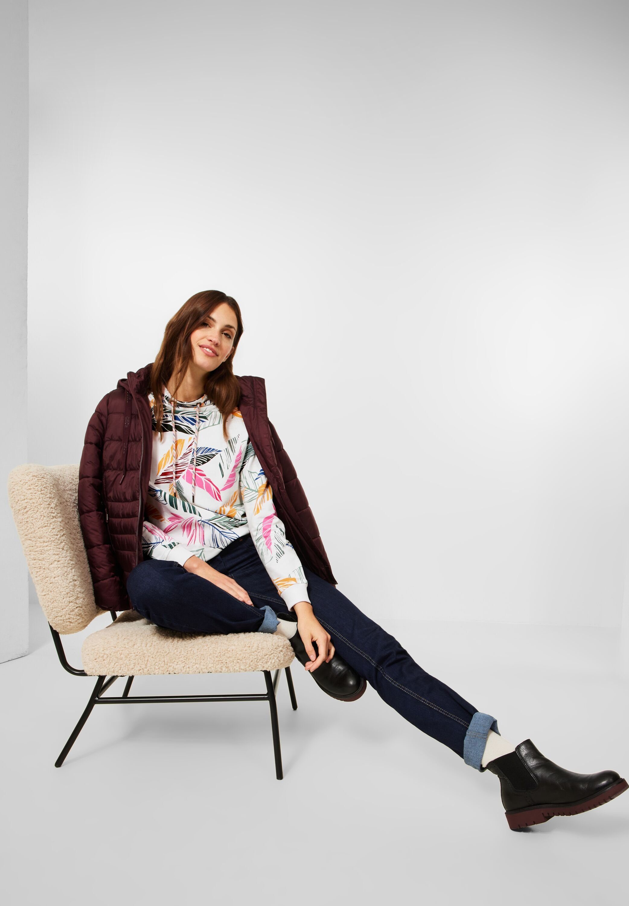 CECIL Print-Shirt im soften Baumwoll-Mix