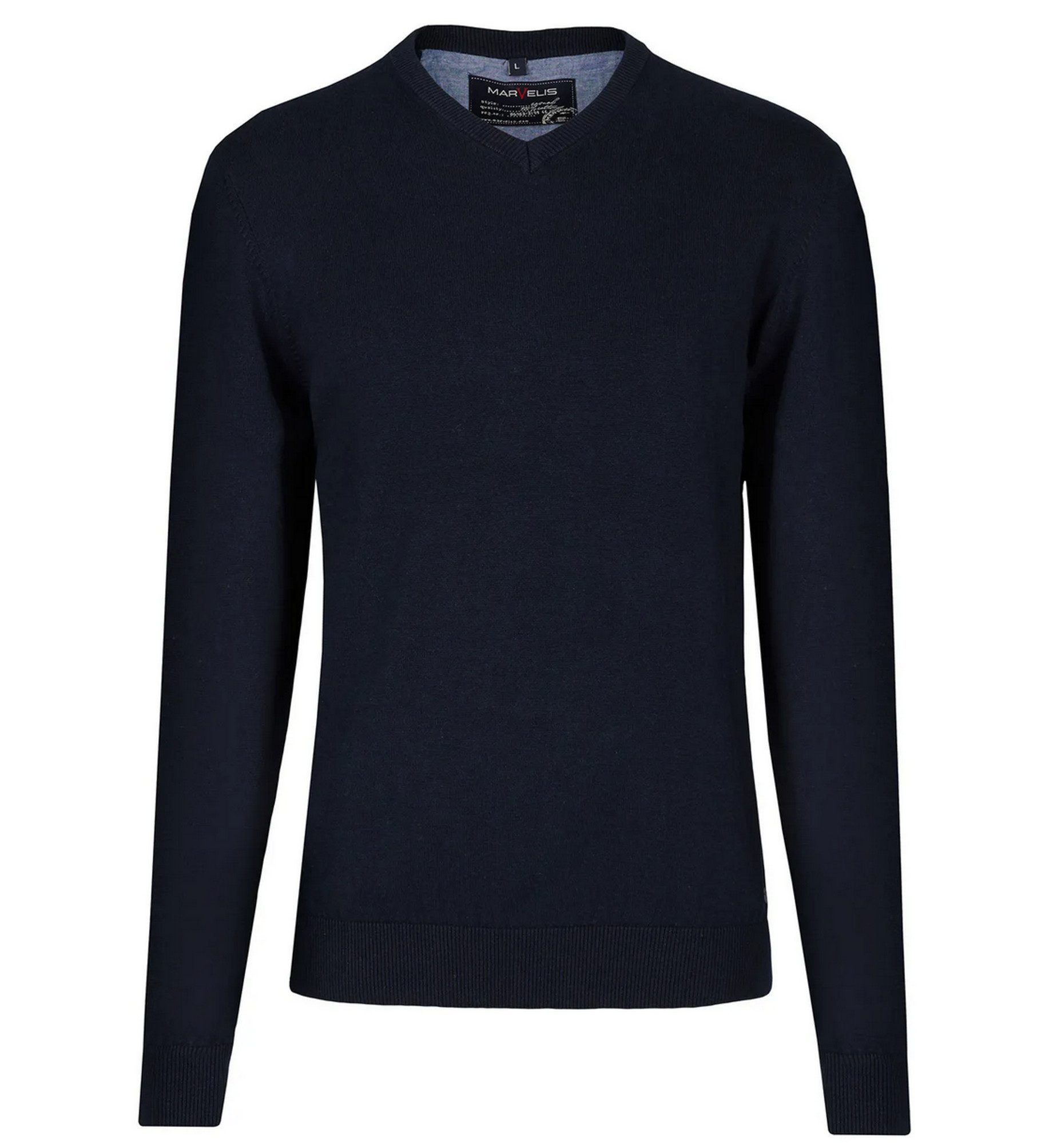 MARVELIS Langarmhemd Pullover - Jumper modern FitHaifisch