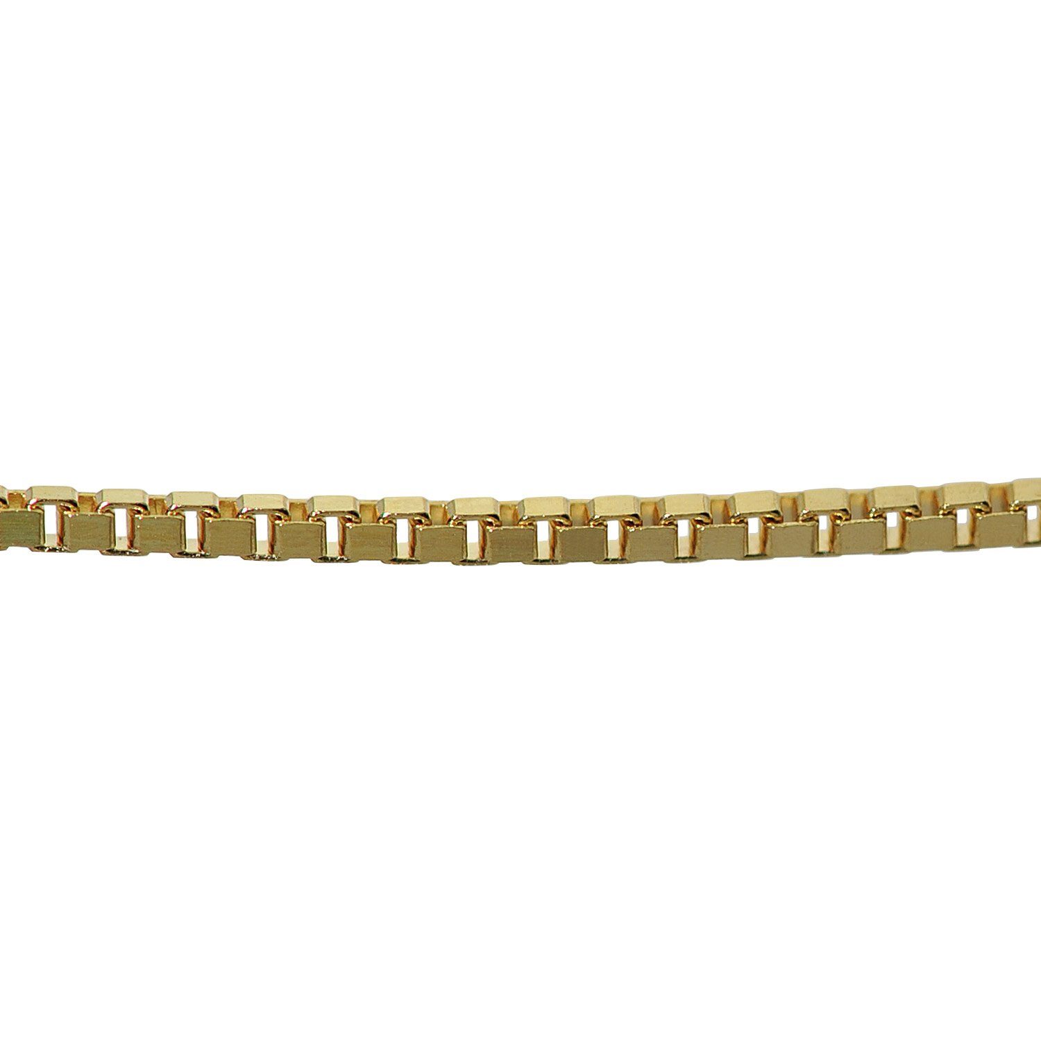 (8 Anhänger an mm mit Karat) 24 333 Gold Goldplattierter trendor Kette Kreuz Silberkette