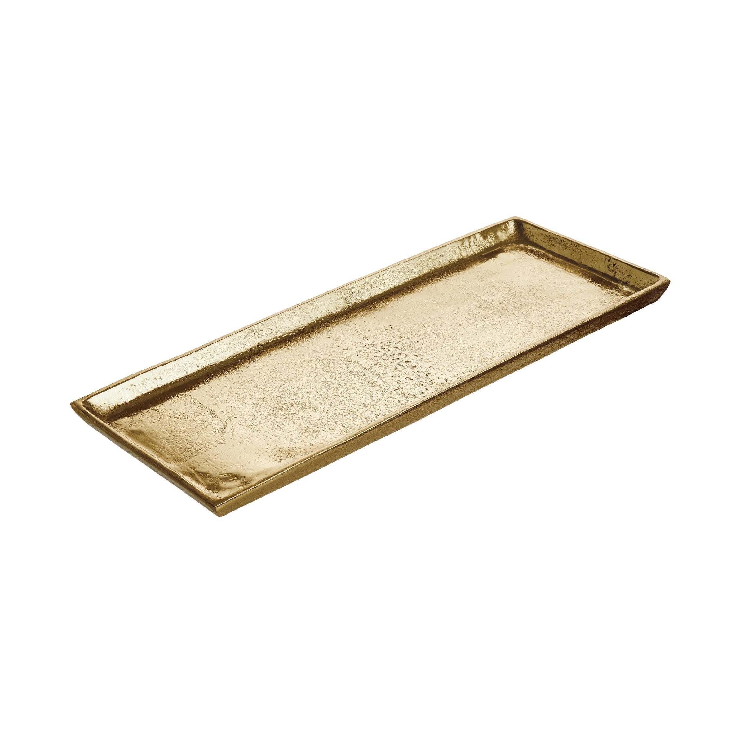 BUTLERS Dekotablett BANQUET Deko-Tablett L 35 x B 14cm Gold