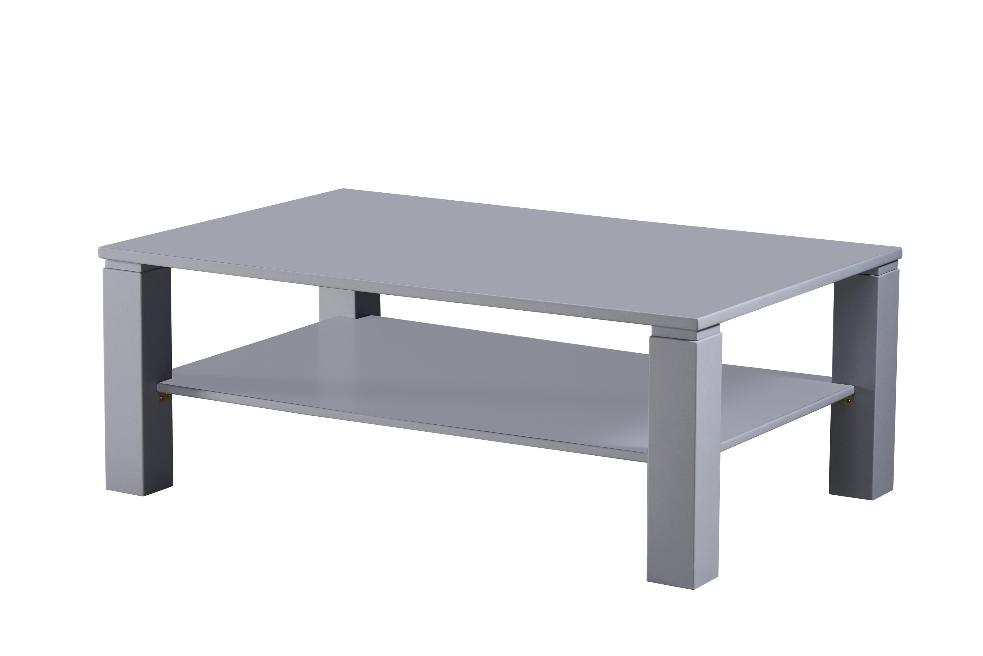 Couchtisch in grau, Melamin, MDF - 110x41x70cm (BxHxT)