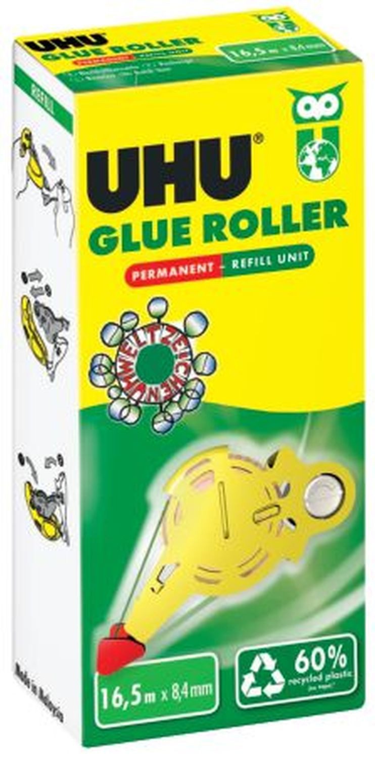 Klebeband UHU® 35425 Kleberoller-Nachfüllkassette permanent 165 m x 84 mm