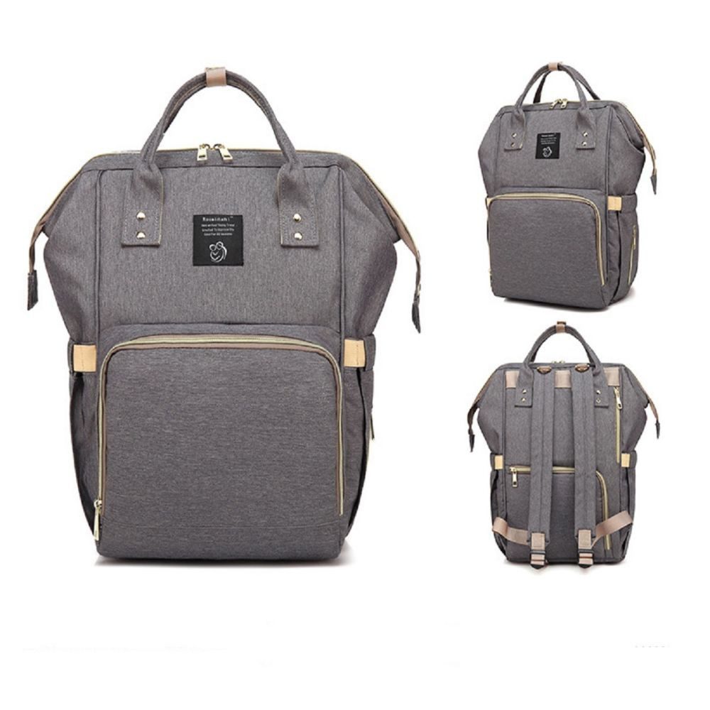 HUGERSTONE Wickeltasche wickelrucksack mommy bag mit großem Fassungsvermögen und 15 Taschen (1-tlg., Geeignet zur Aufbewahrung verschiedener Babyprodukte, 25 x  – Bild 2 von 5
