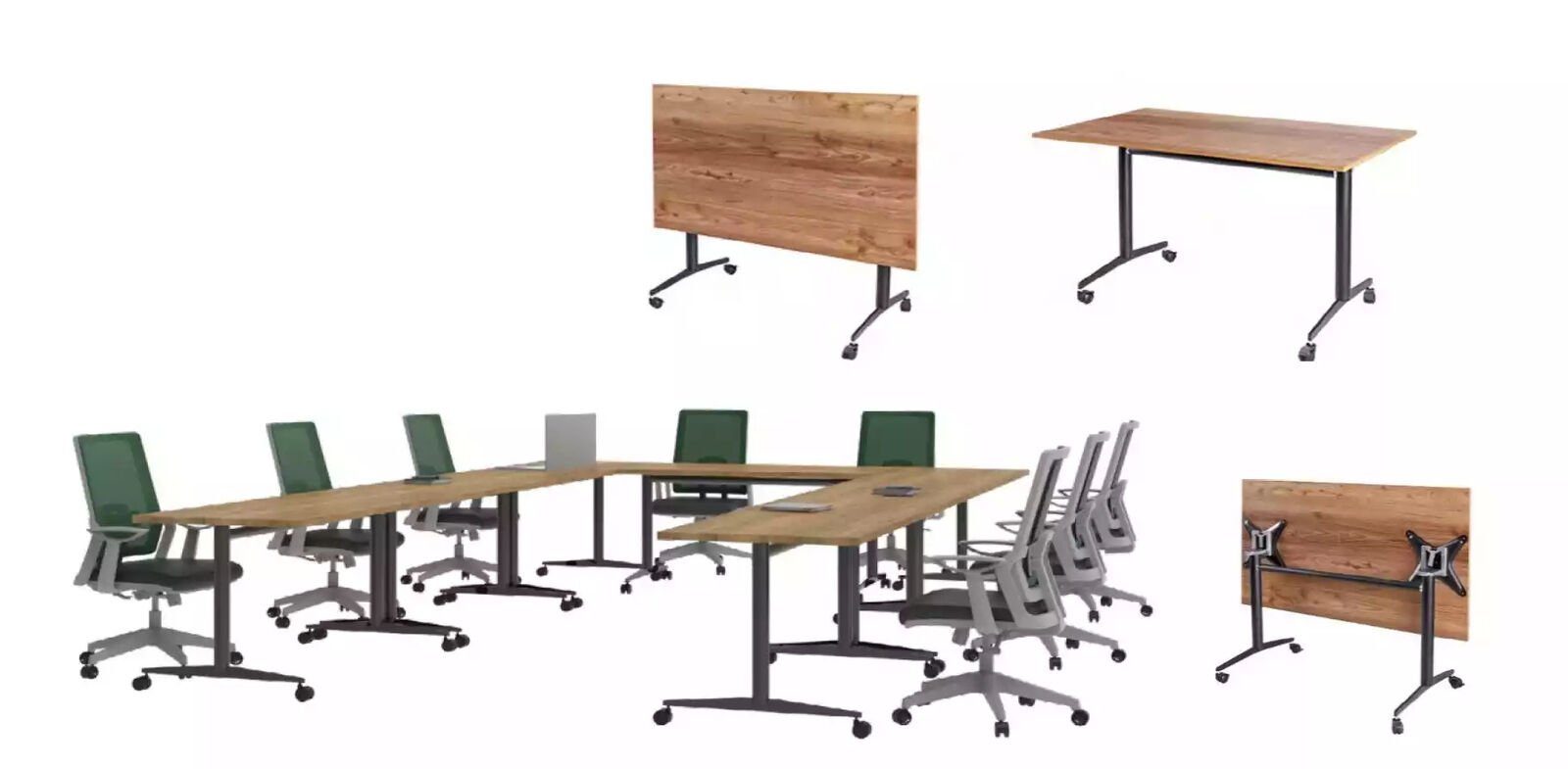JVmoebel Konferenztisch Großer Konferenztisch Moderne Tisch Besprechungstisch Büromöbel (1-St., 1x nur Tisch), Made in Europa
