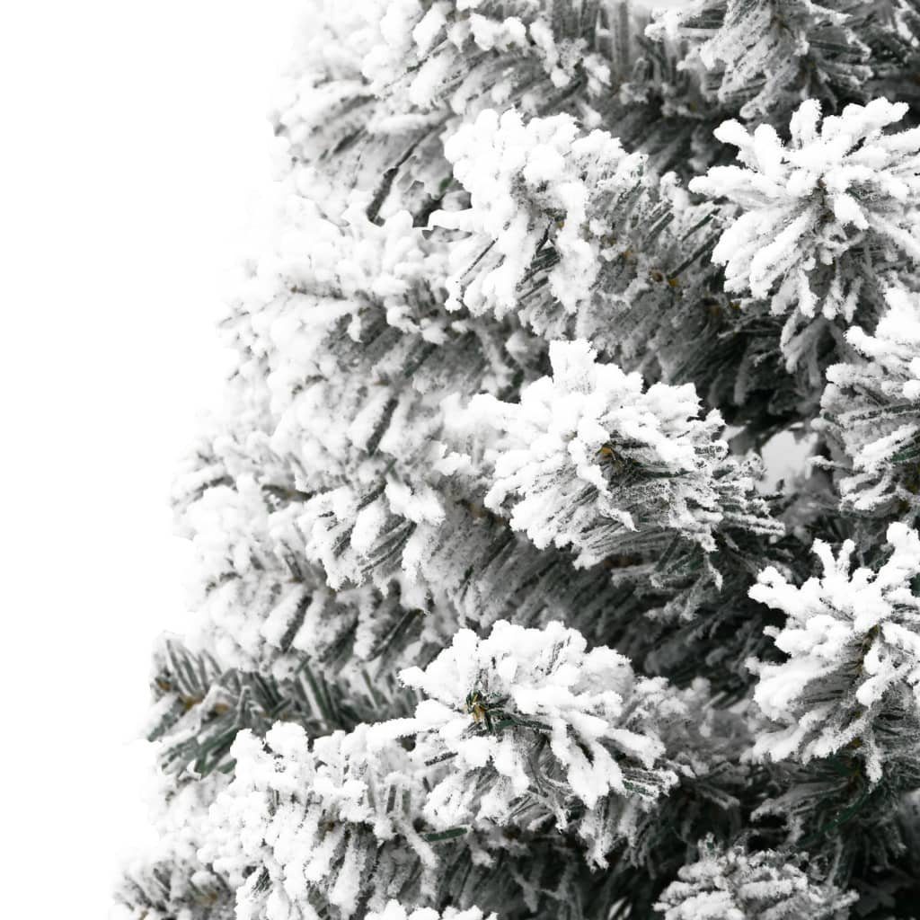 mit Schlank Künstlicher Schnee Weihnachtsbaum Künstlicher cm 210 Halb-Weihnachtsbaum furnicato