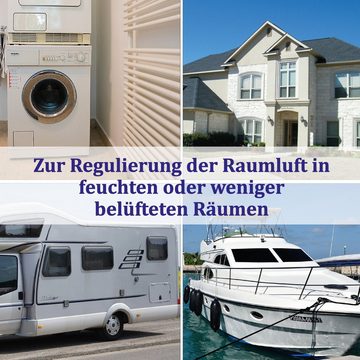 Bestlivings Granulat-Luftentfeuchter LE-75322, für 50 m³ Räume, Nachfüll Granulat-Luftentfeuchter-Box (2x 1200g), bis 50m² Raumgröße