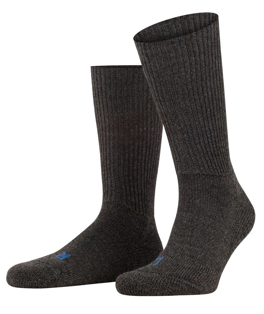FALKE Wandersocken Crew Walkie Ergo (Trekking, Merinowolle) dunkelgrau - 1 günstig online kaufen