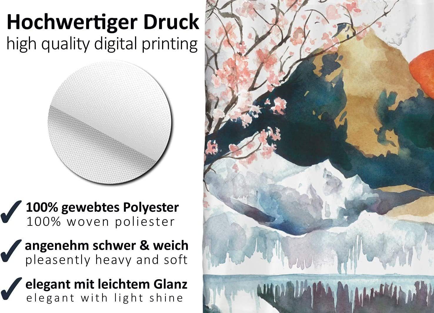 Arteneur Duschvorhang Breite 150 cm, Anti-Schimmel Beschichtet, Beschwerter günstig online kaufen