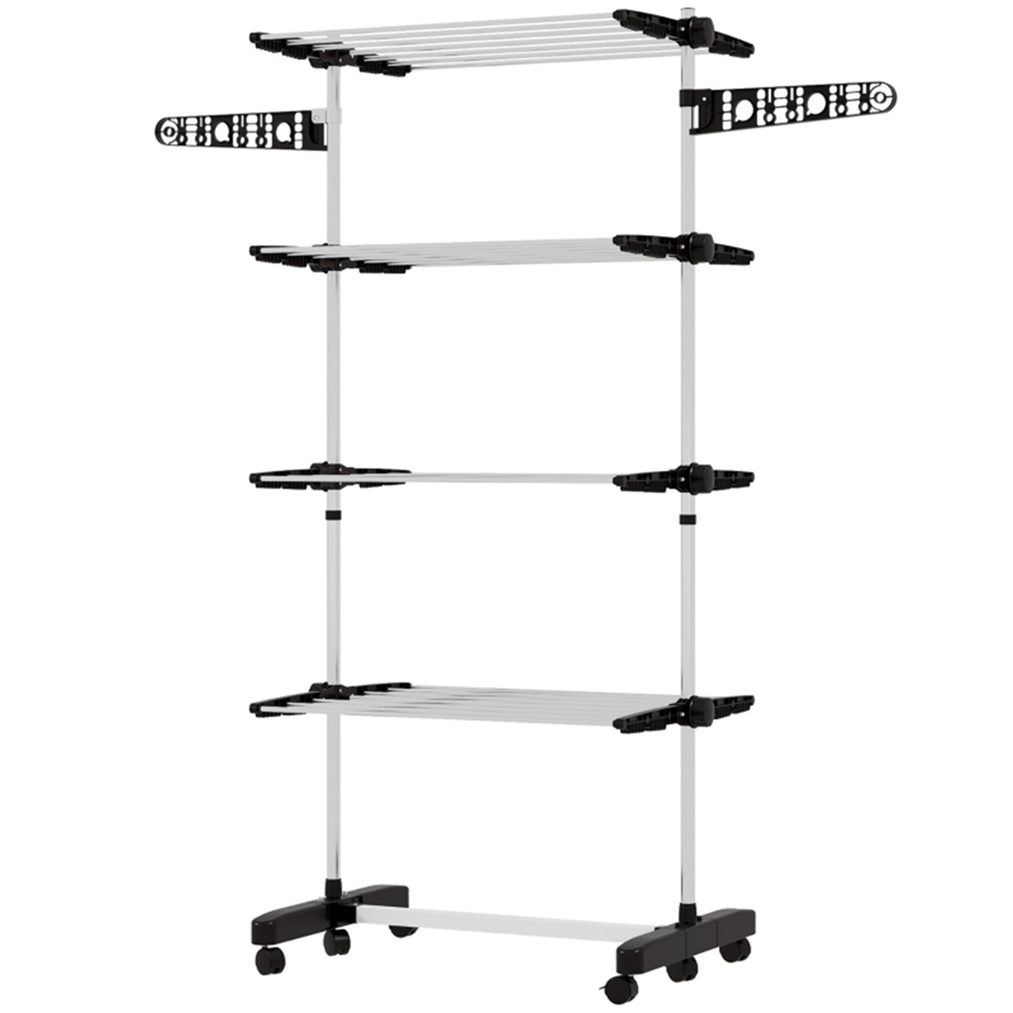 MC Star Wäscheständer Wäschenständer Wäschetrockner 5 Ebenen, klappbar, One-Klick-System