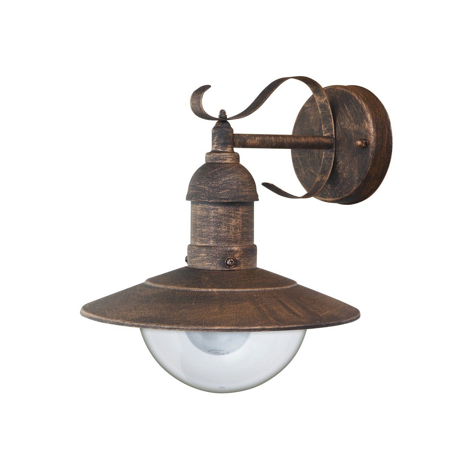 Rabalux Außen-Wandleuchte, Lampa Oslo Garten-WandleuchteE27 60W a.gold IP44