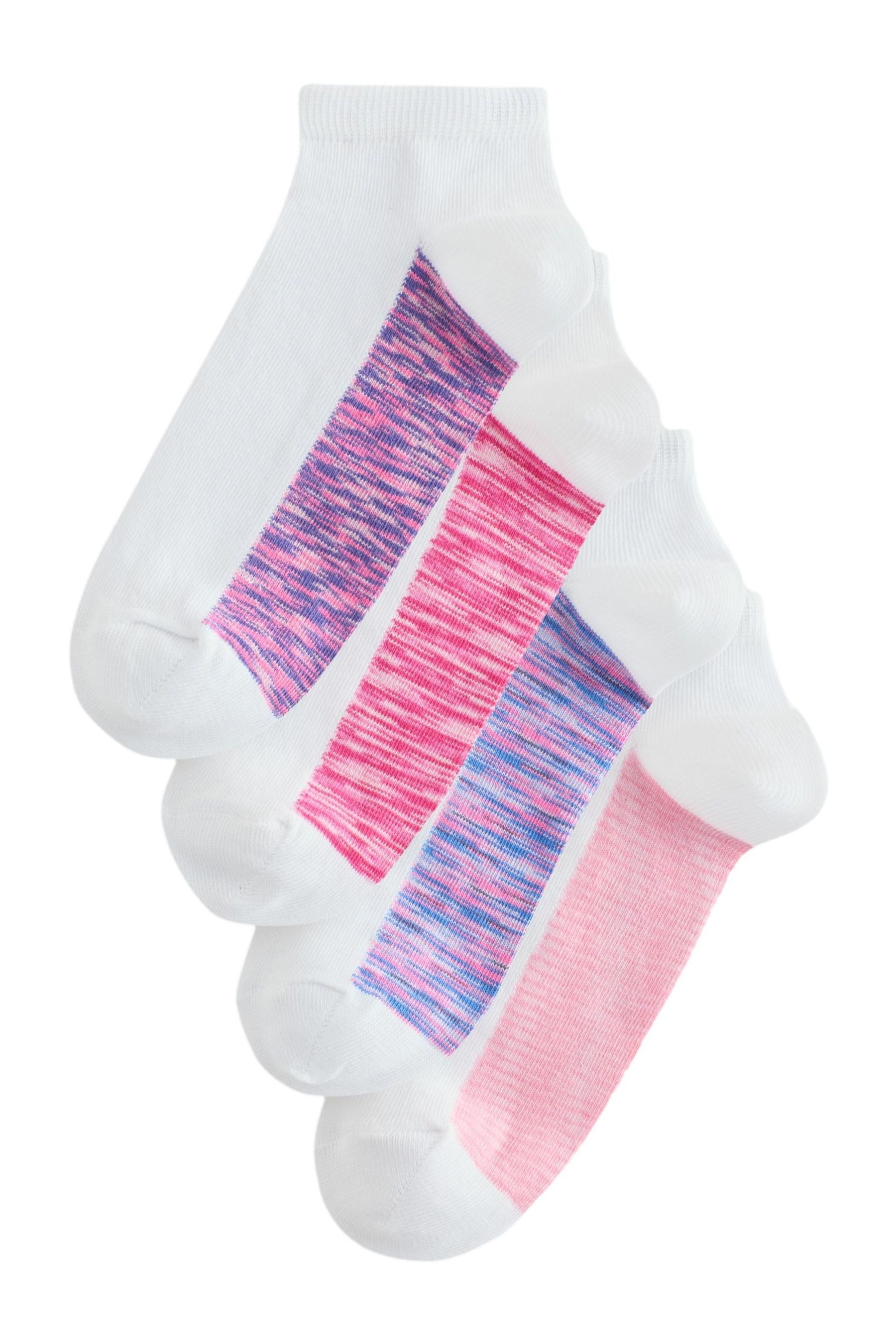 Next Basicsocken Sneaker-Socken mit Fußbett, 4er-Pack (1-Paar)