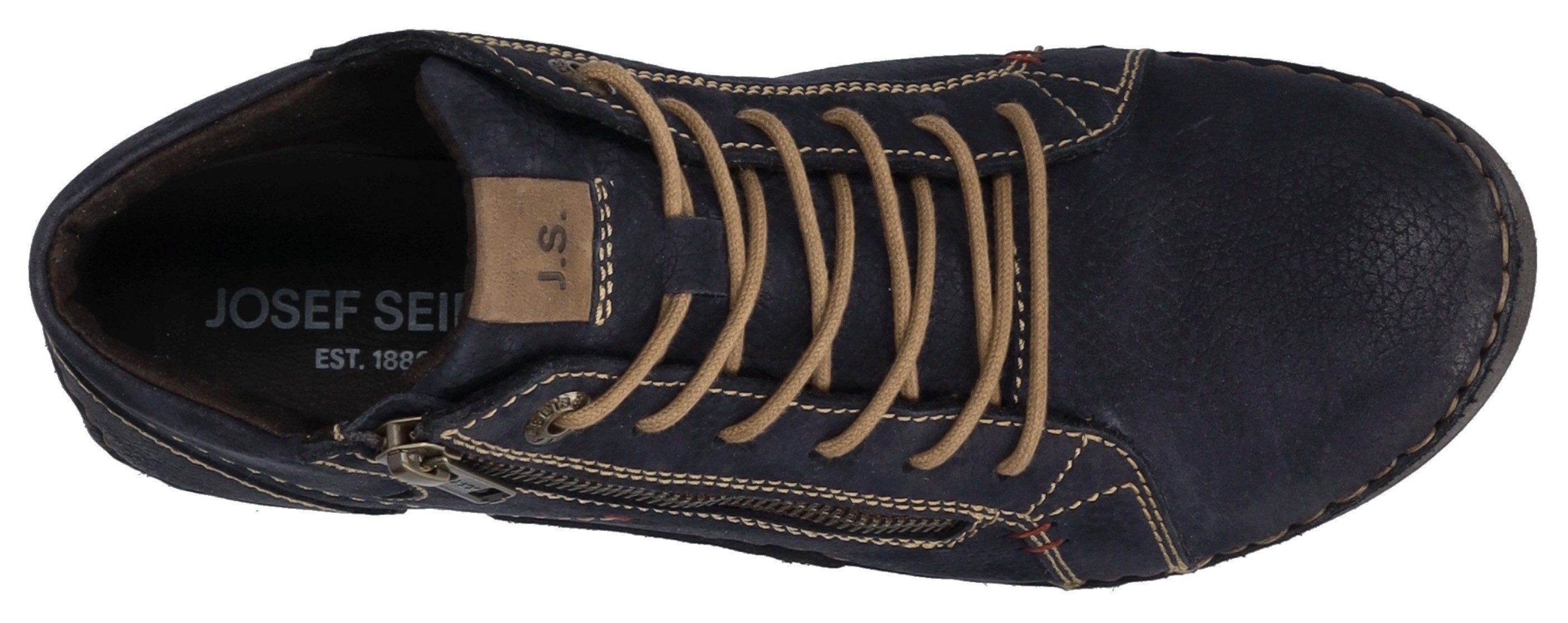 Josef Seibel Fergey 67 Schnürstiefelette Schnürstiefel, Winterstiefel, Bequemschuh mit Reißverschluss