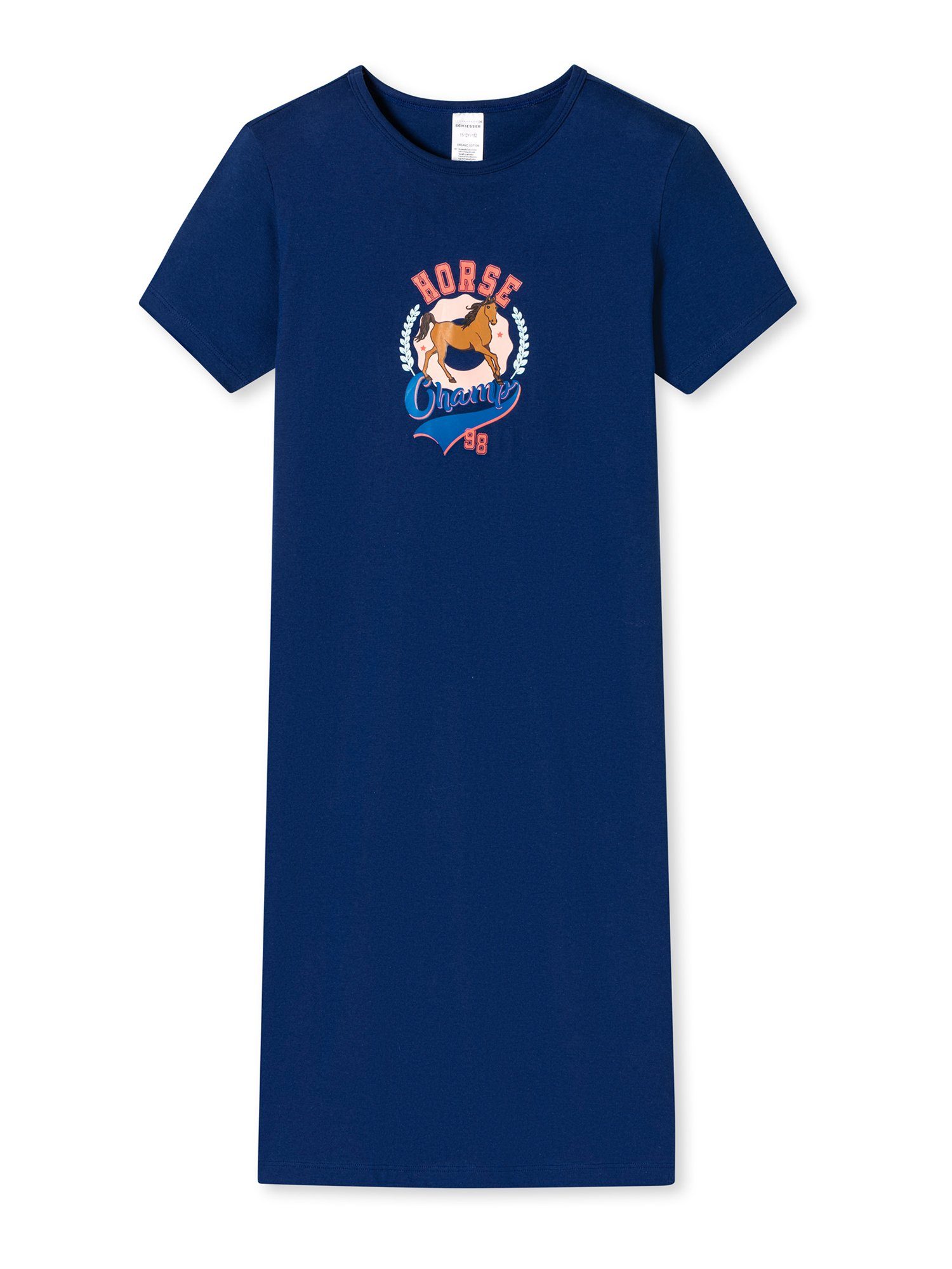 Nachthemd kurzarm - Horse World Organic Cotton