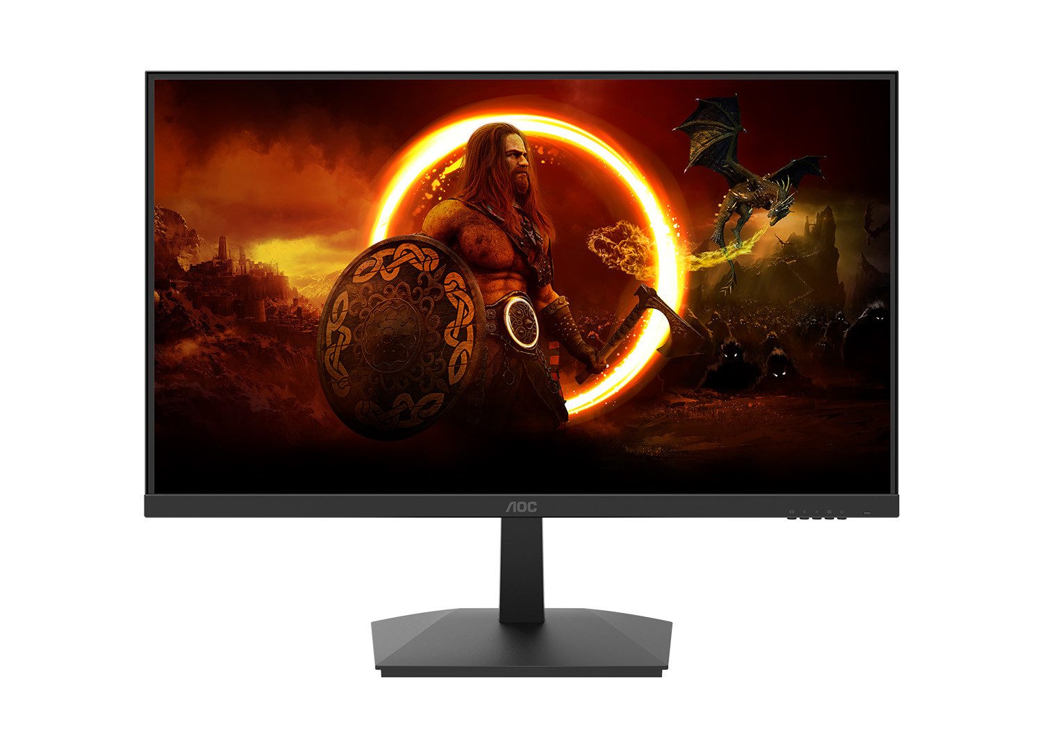 AOC 24G15N2 Gaming-Monitor (60,5 cm/24 ", 1920 x 1080 px, Full HD, 1 ms Reaktionszeit, 180 Hz, VA LED)