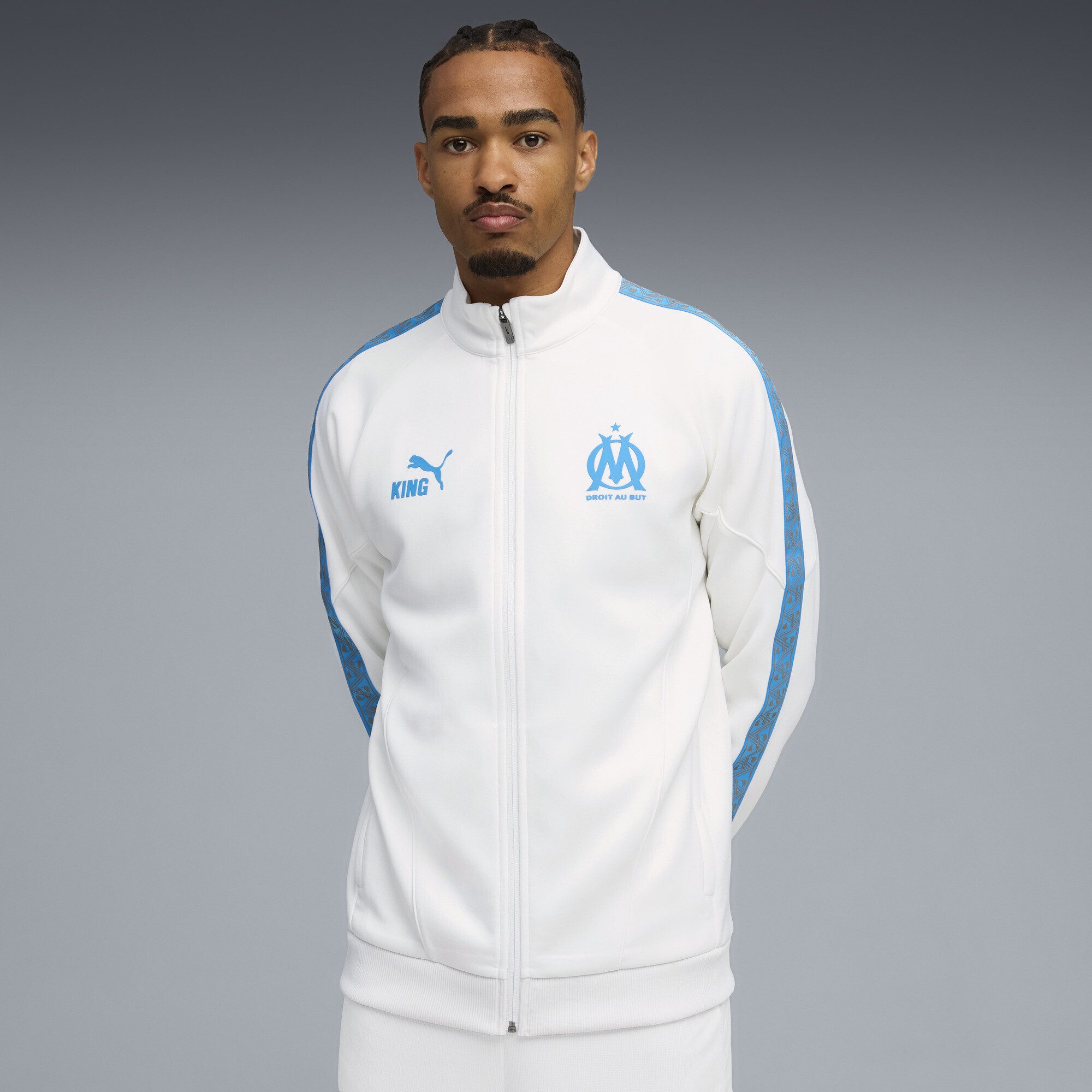 PUMA Sweatjacke Olympique de Marseille KING Anthem Jacke Herren günstig online kaufen