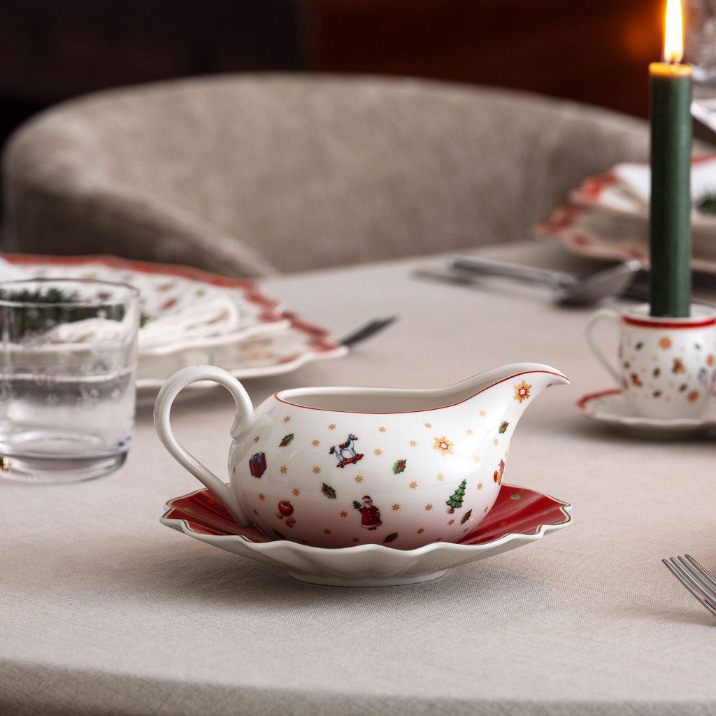 Villeroy & Boch Sauciere Toy's Delight Sauciere mit Unterteil, 250 ml, Porzellan, (Set, 2-tlg), Premium Porcelain, 2 Stck, Handw., mikrow.sicher – Bild 2 von 5