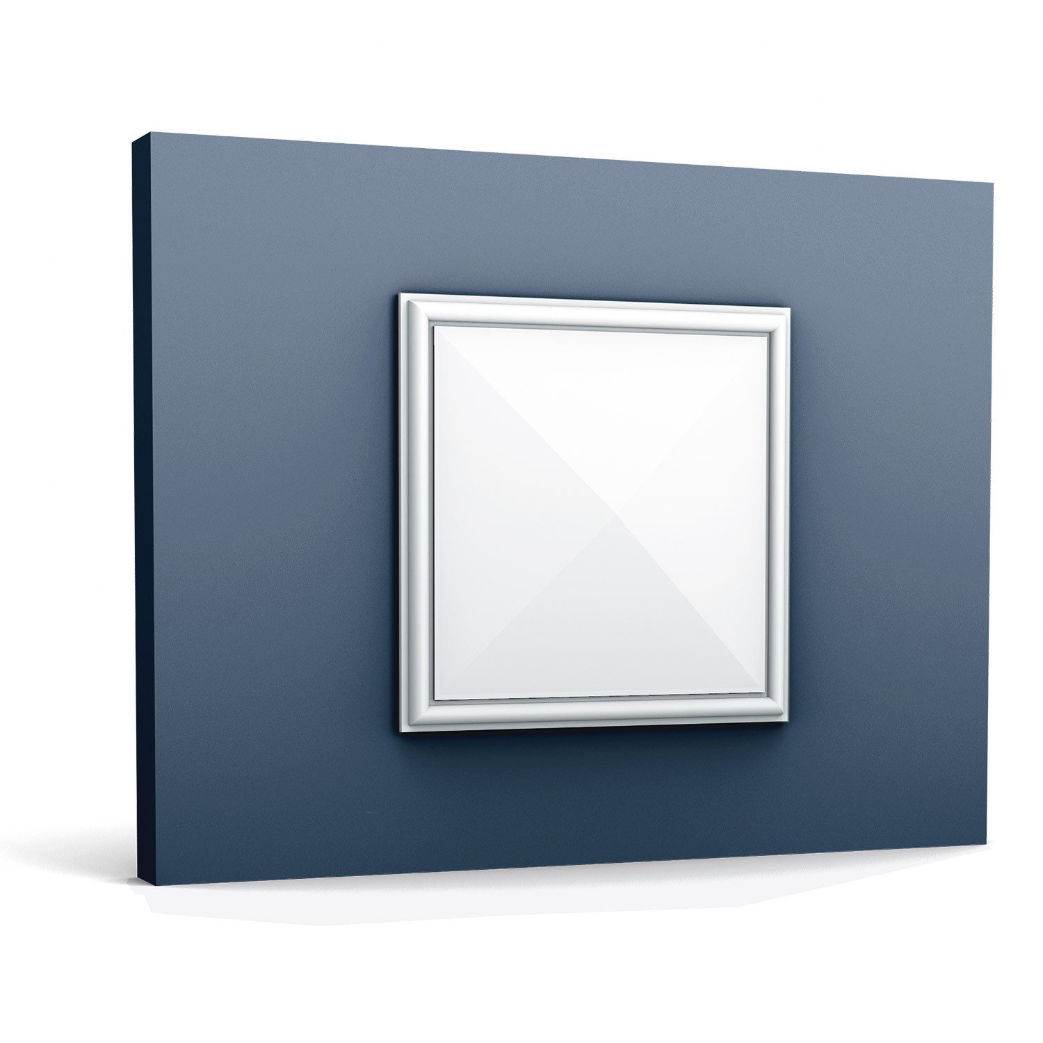 Orac Decor 3D Wandpaneel W123 AUTOIRE 3D Wandpaneel Wandpaneel Zierelement 0,11 m2, BxL: 33.3x33.3 cm, 0.11 qm, (Dekorpaneel, 1-tlg., AUTOIRE Stuck-Wandpaneel Zierelement Dekorelement) weiß vorgrundiert