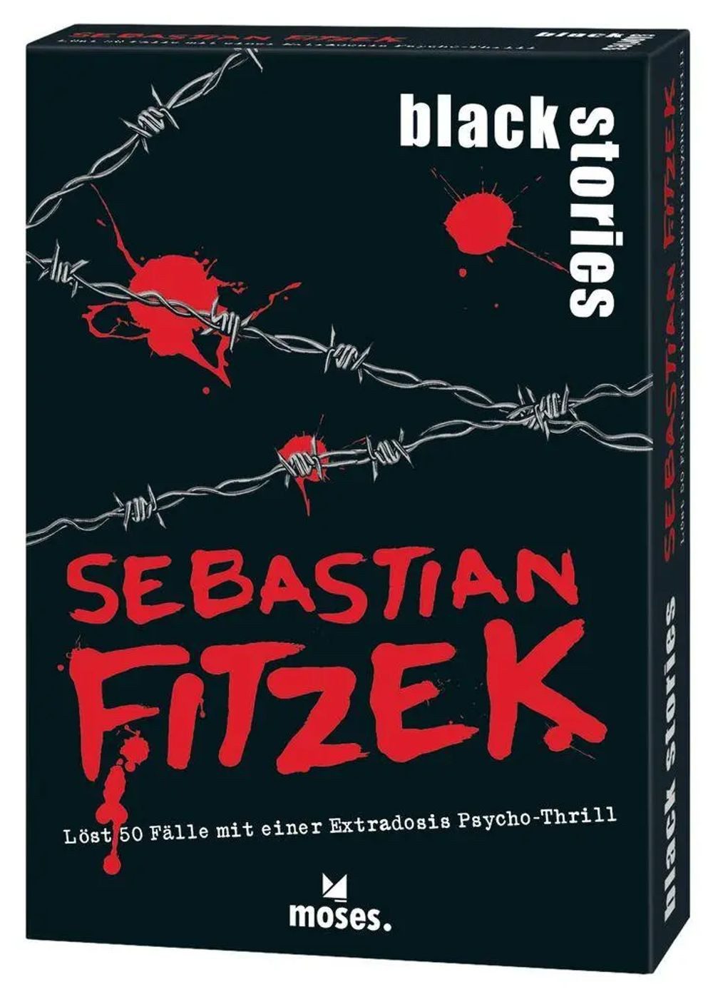Moses. Verlag Spiel black stories Sebastian Fitzek