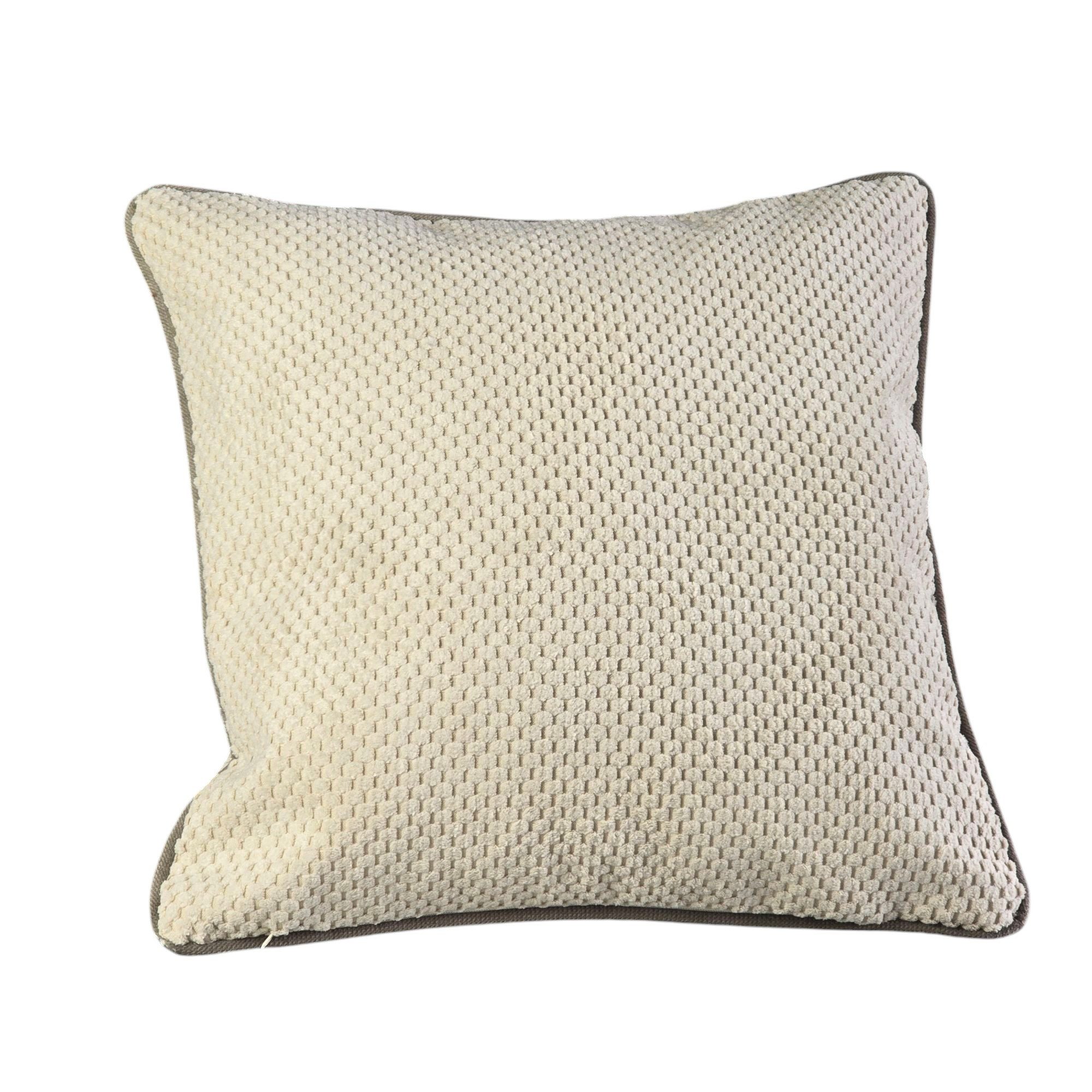 Gözze Zierkissen GÖZZE Kissen SVEN creme BH 50x50 cm beige Dekokissen