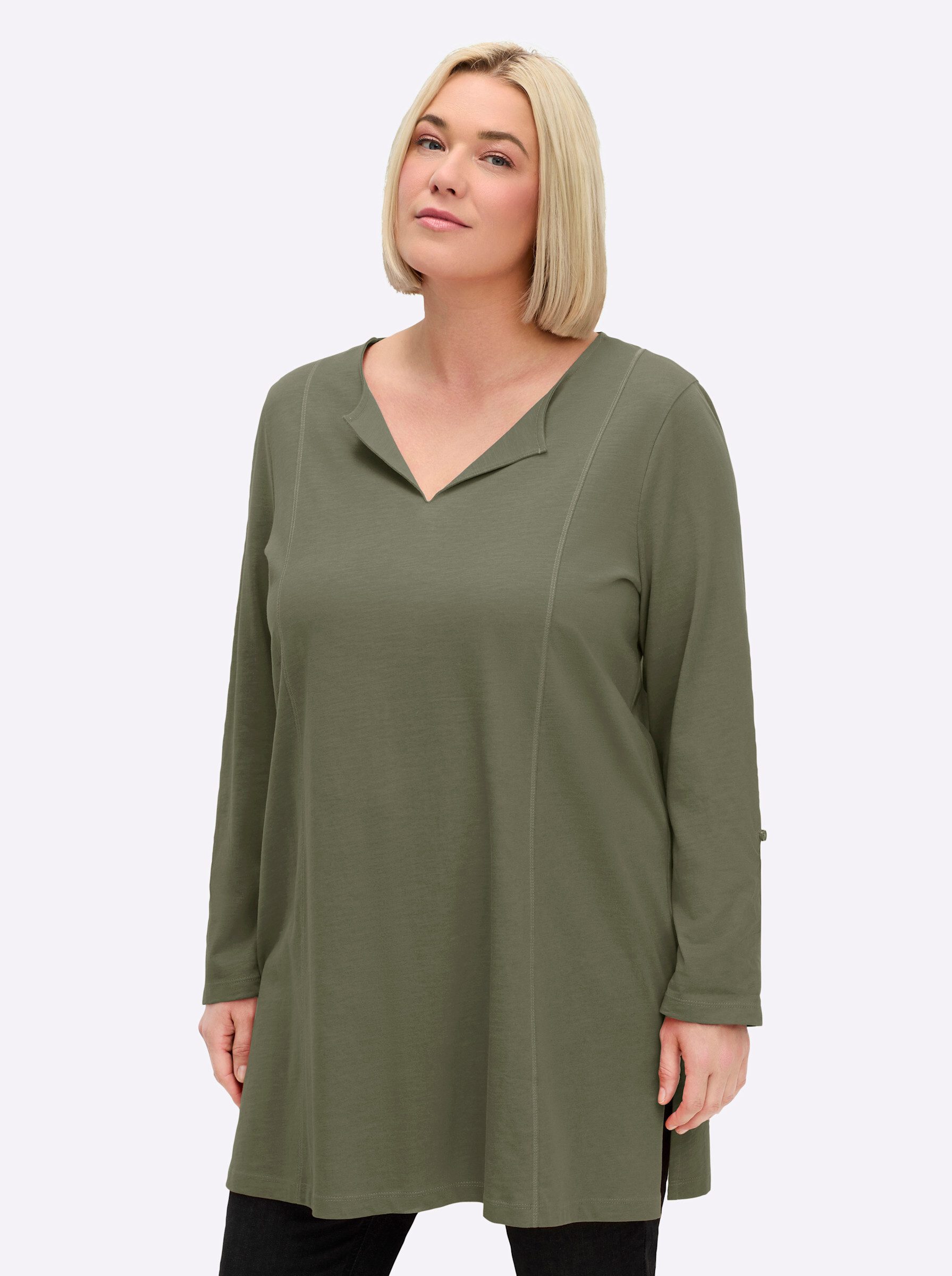 Sheego T-Shirt Longshirt günstig online kaufen