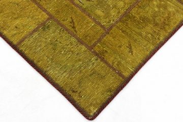 Orientteppich Patchwork 151x194 Handgeknüpfter Moderner Orientteppich, Nain Trading, rechteckig, Höhe: 5 mm